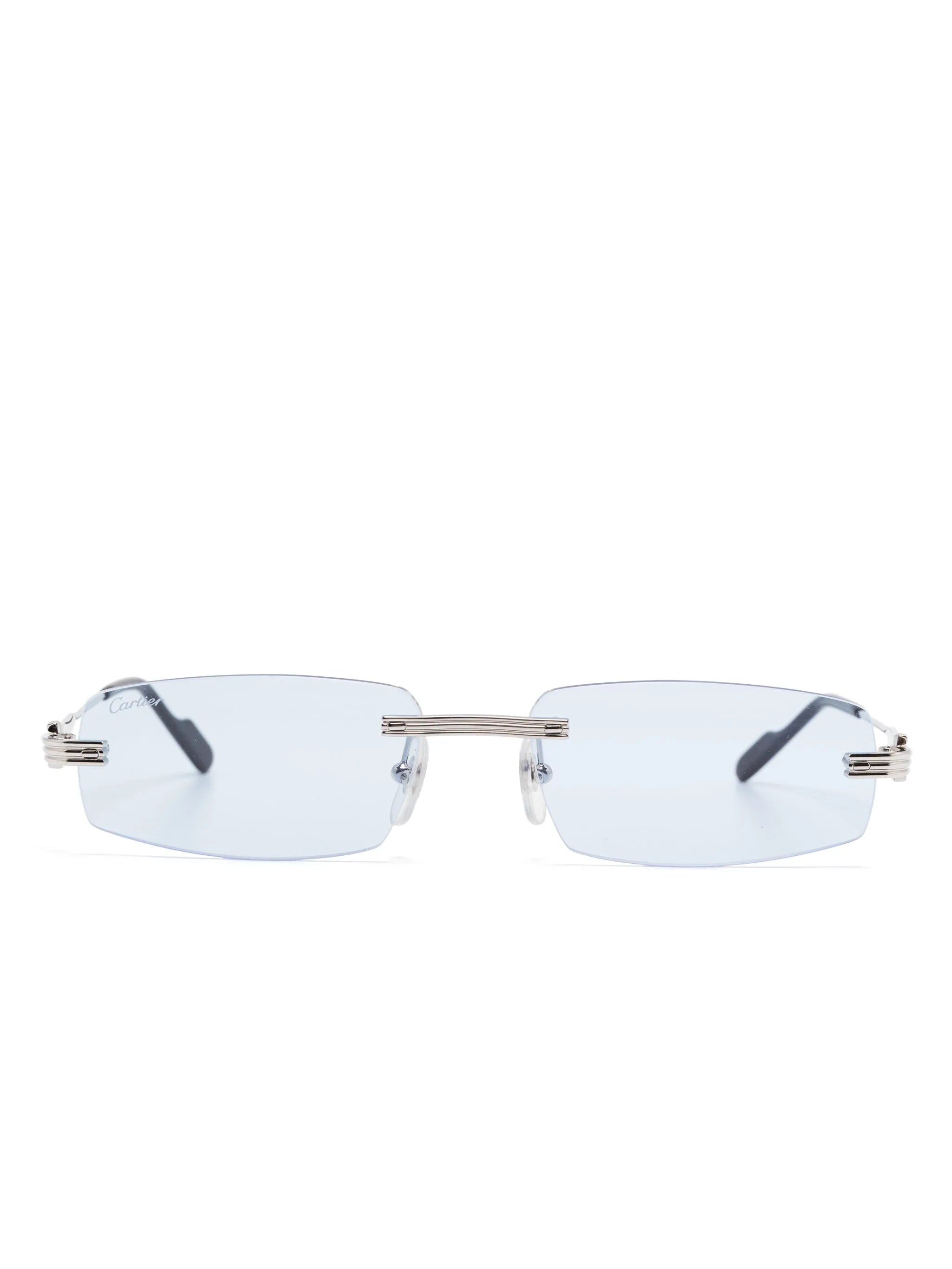 rimless sunglasses