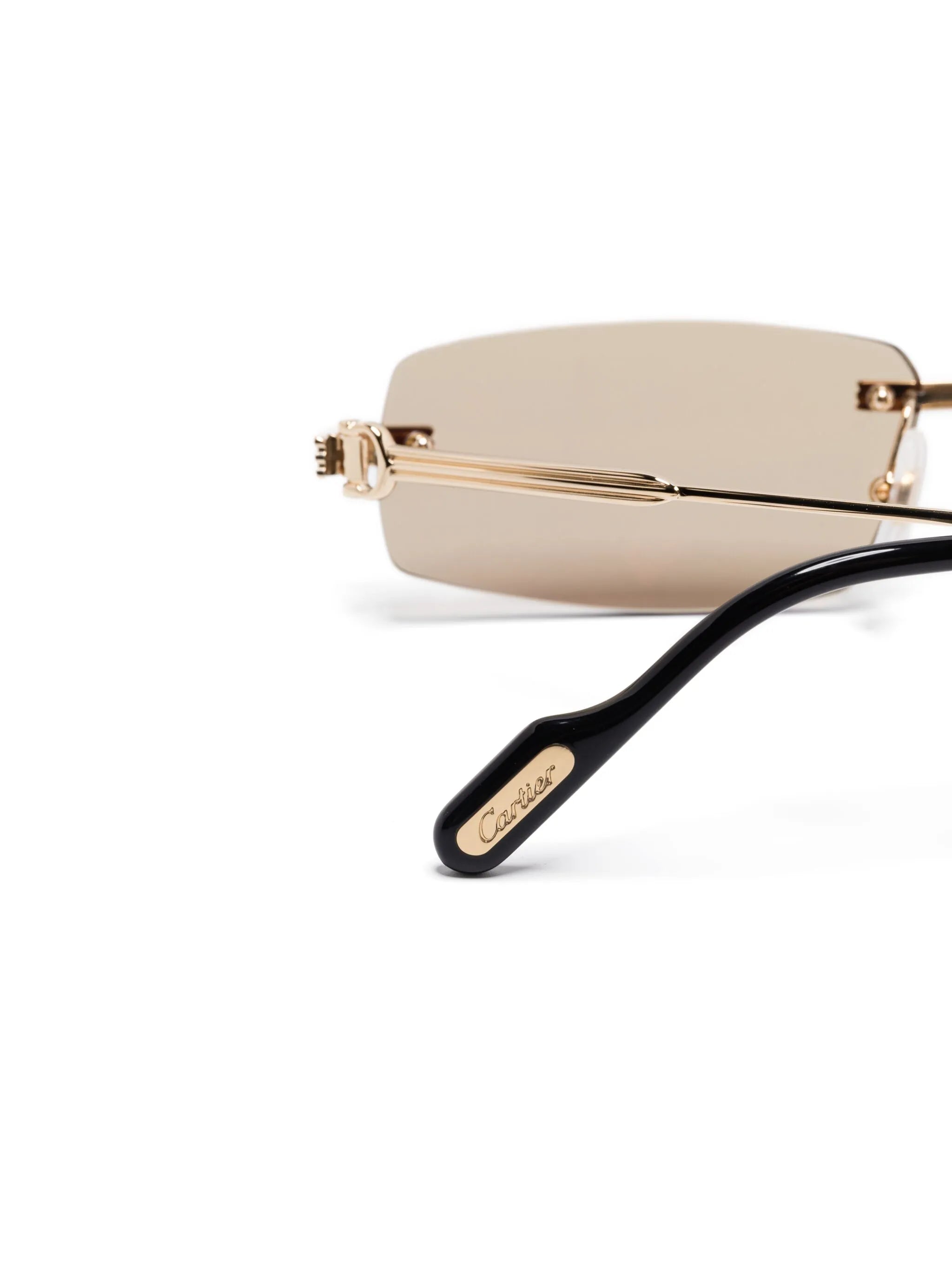 rimless sunglasses
