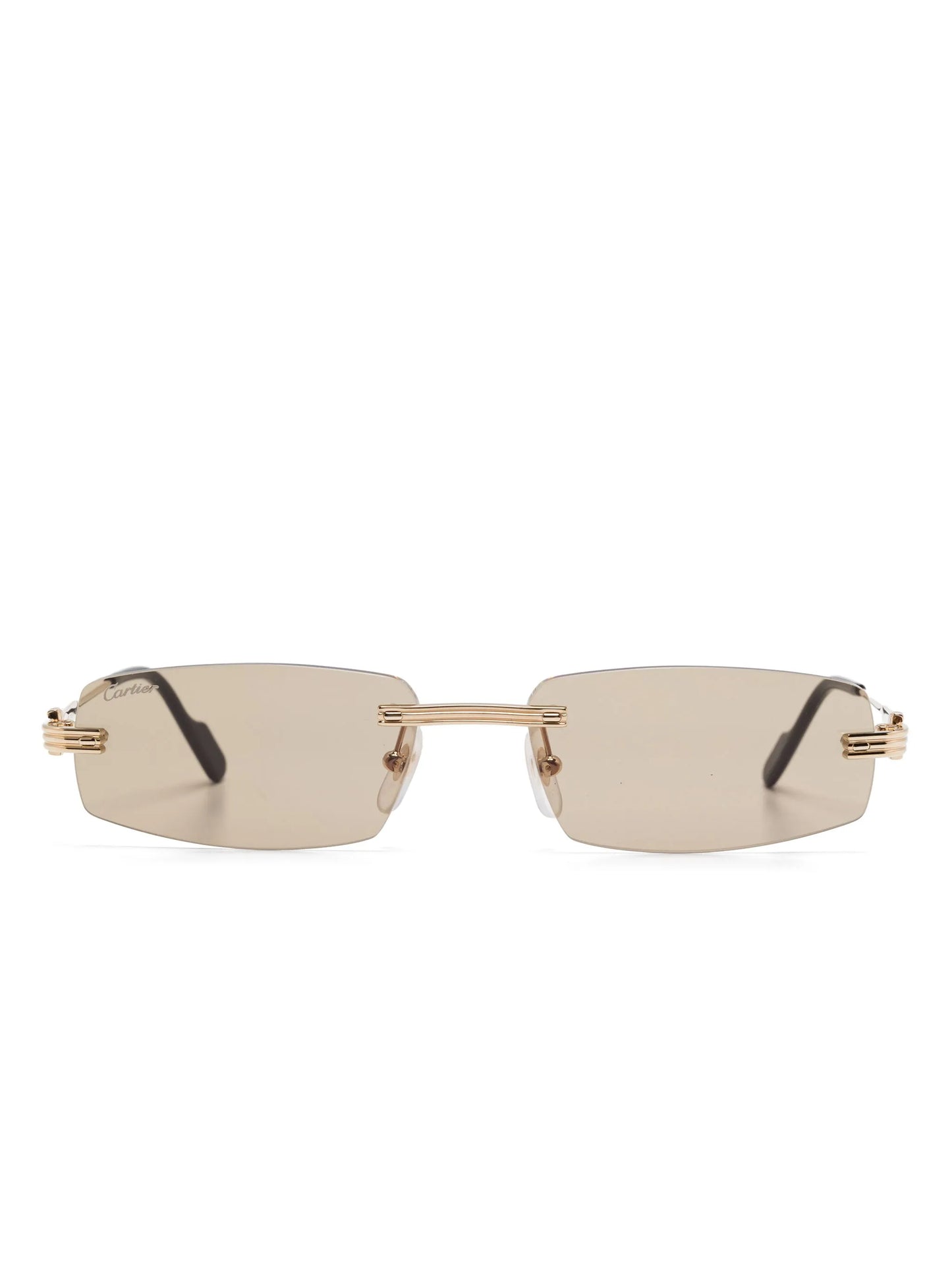 rimless sunglasses