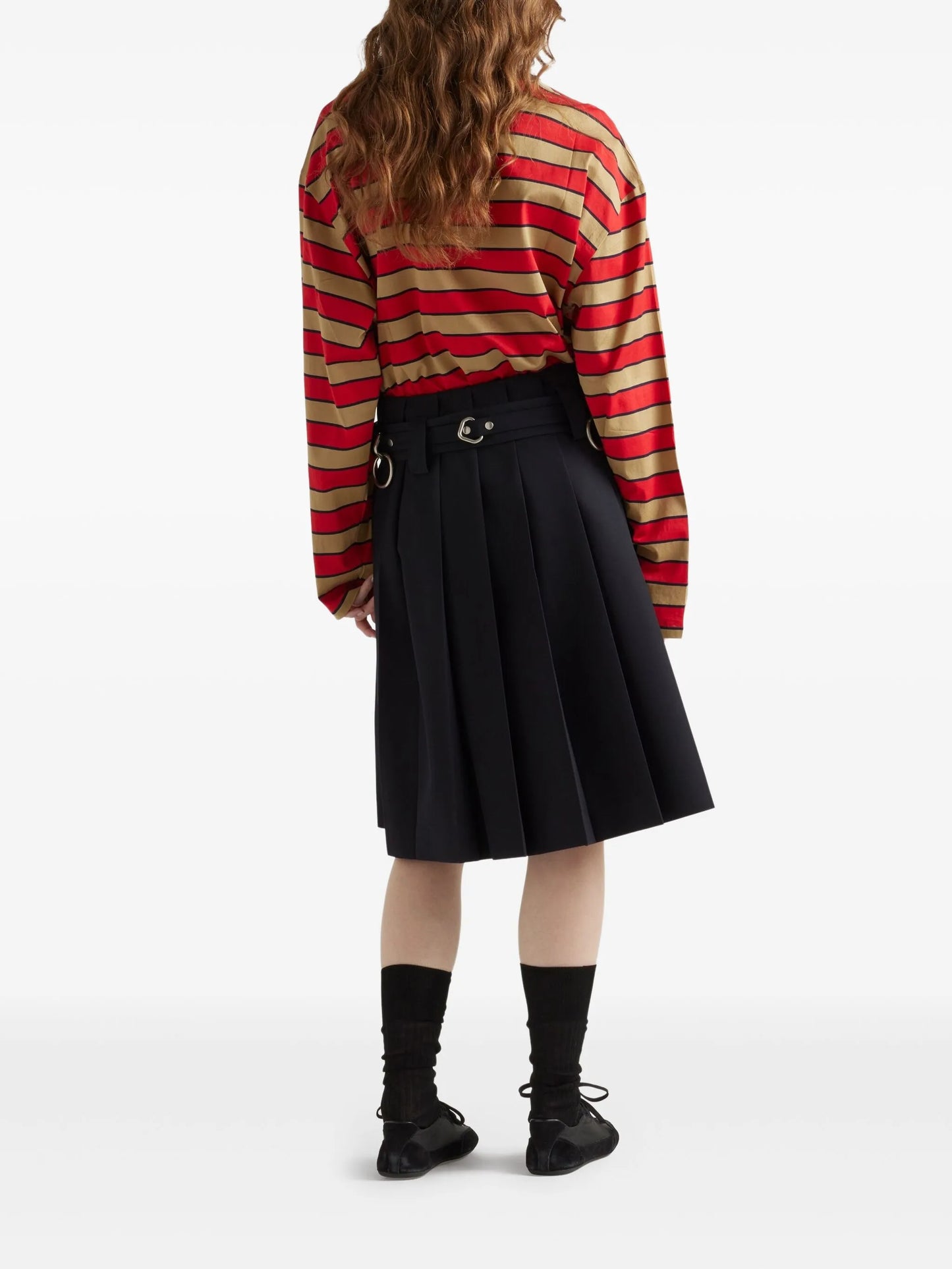 striped cotton T-shirt
