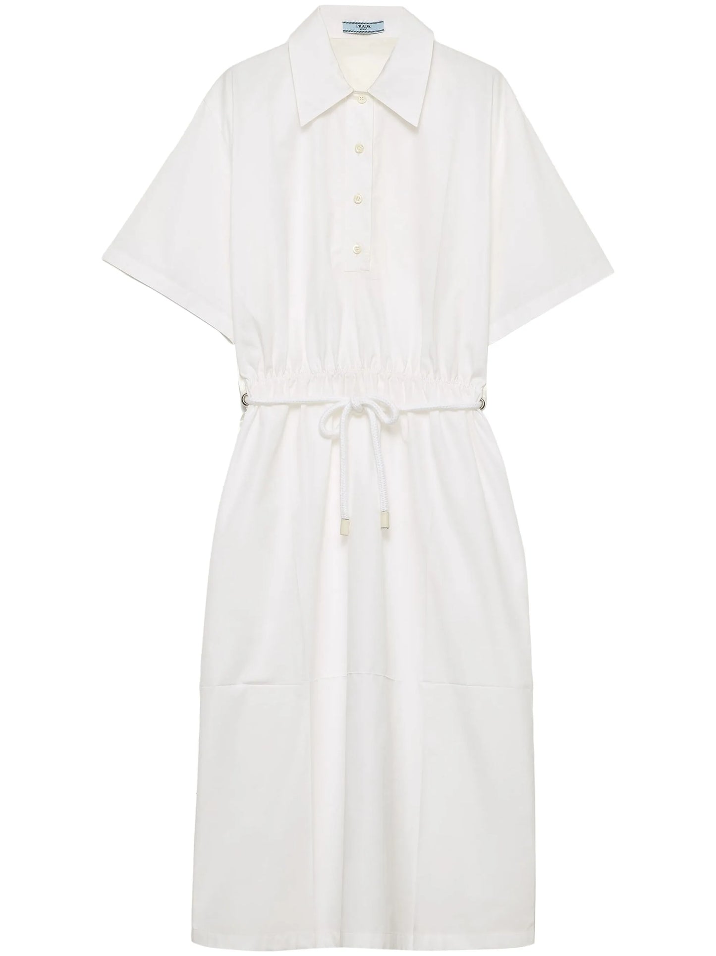 drawstring mini dress