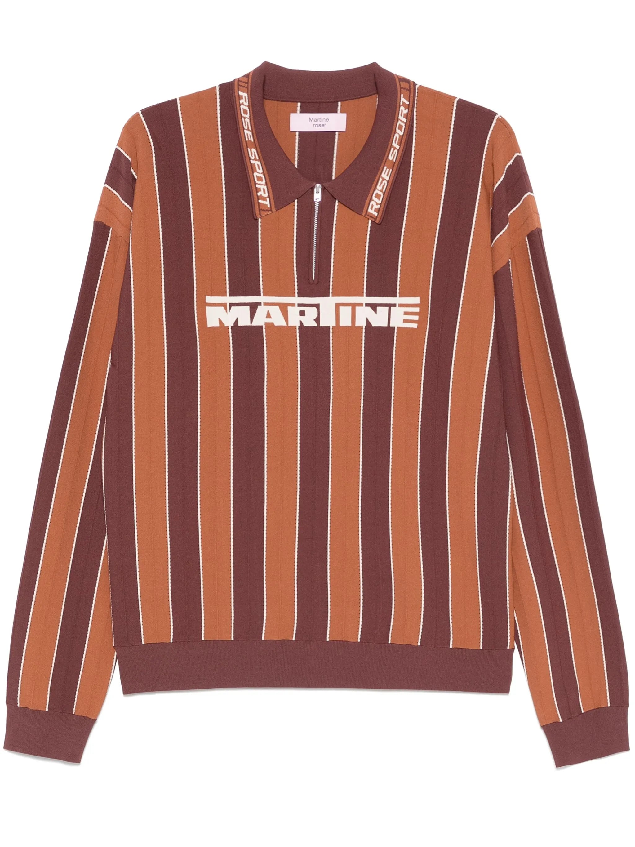 striped polo shirt