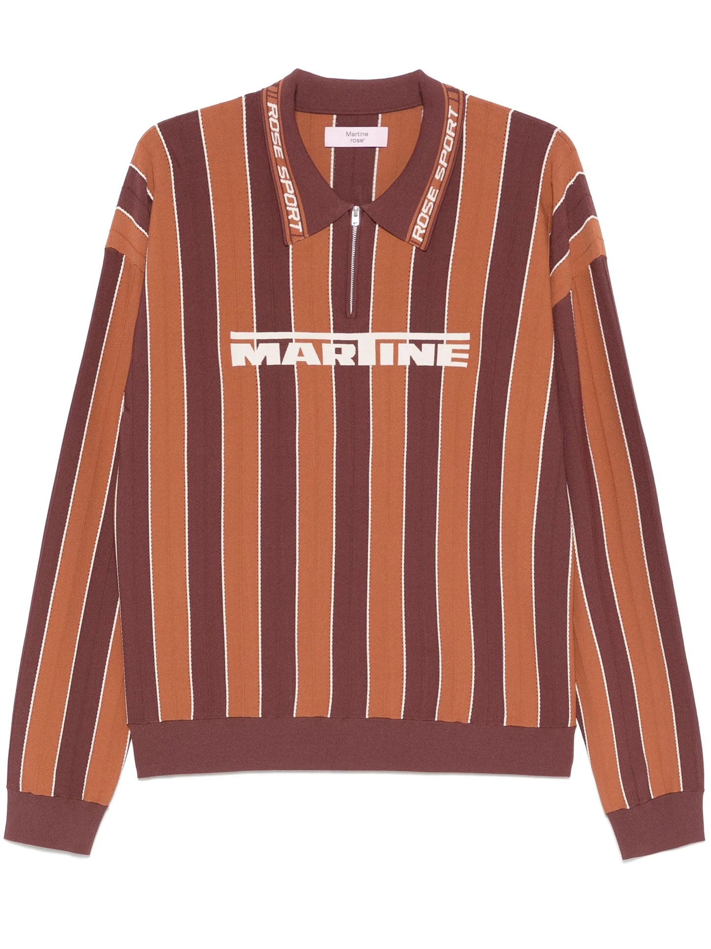 striped polo shirt