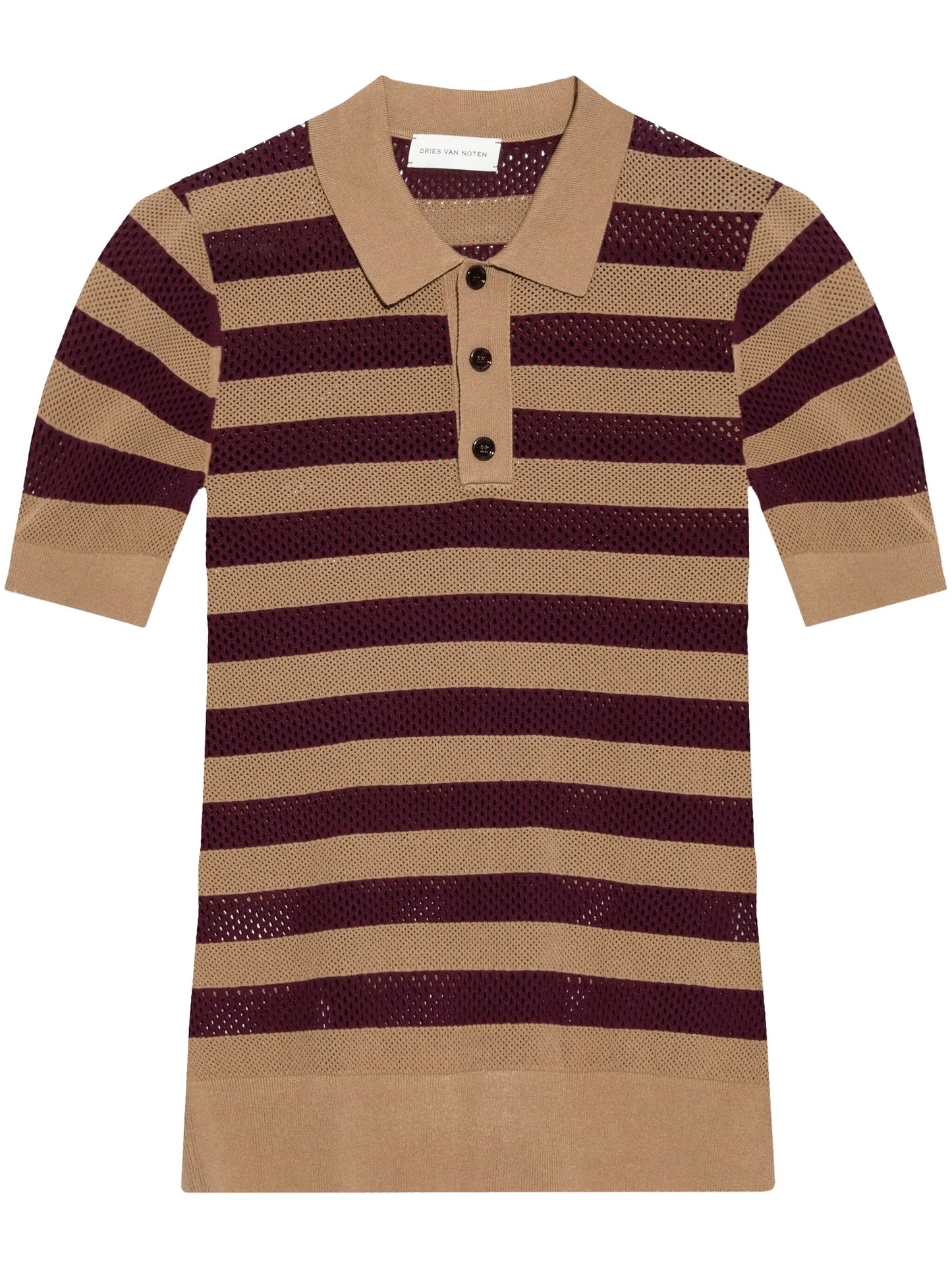 striped polo shirt