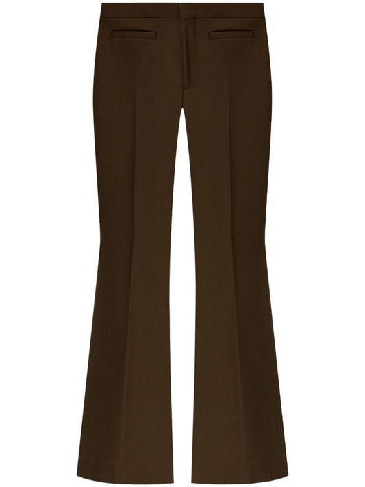wool-blend trousers
