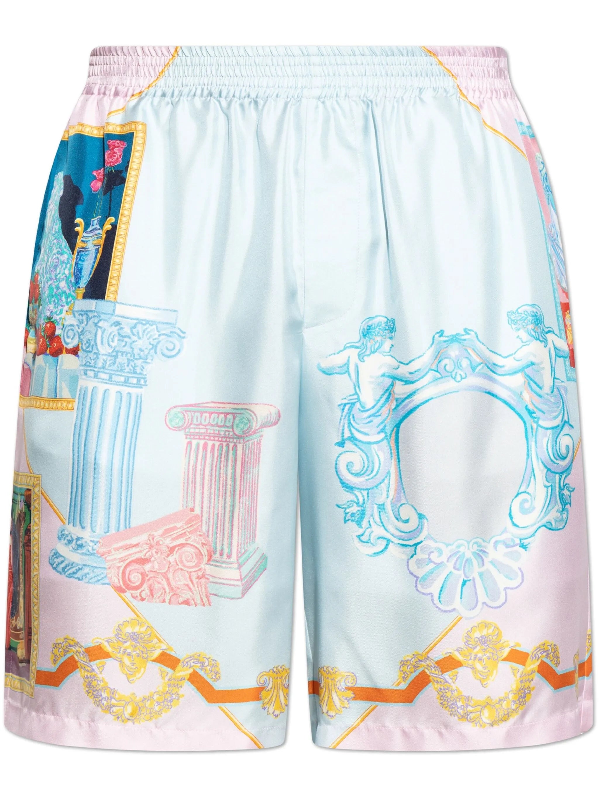 silk shorts