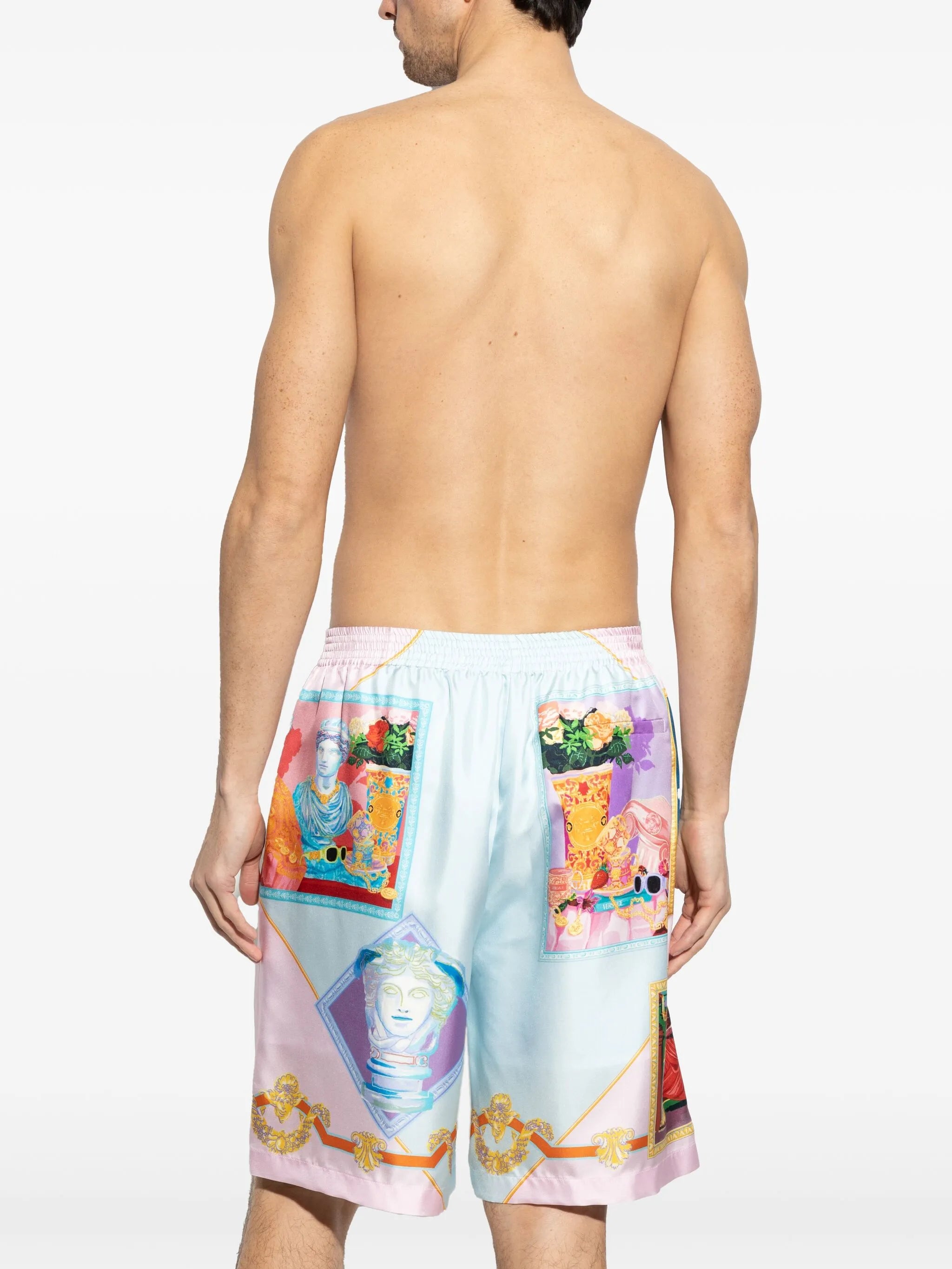 silk shorts