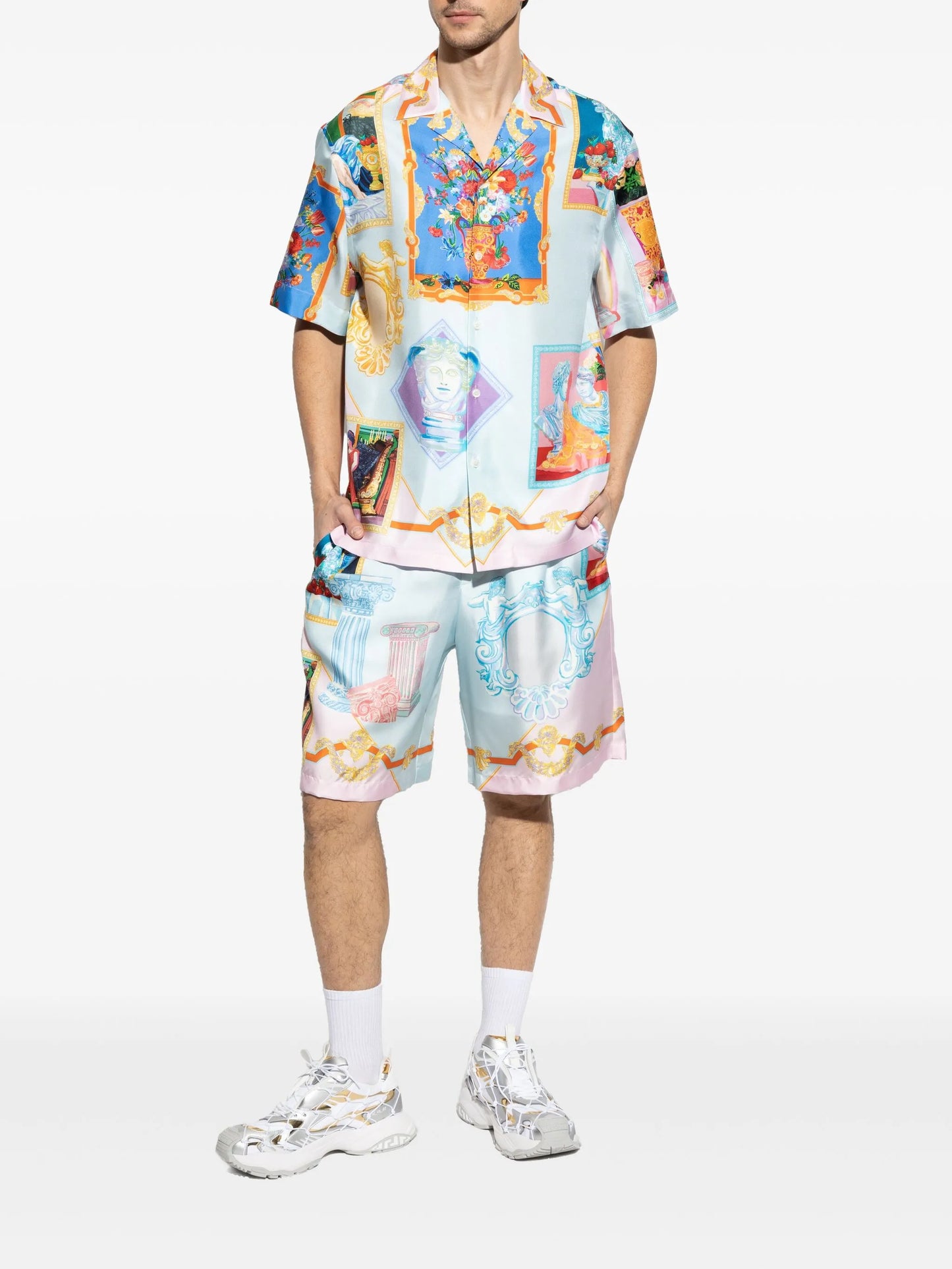 silk shorts