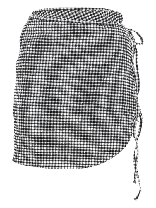 mini checkered skirt
