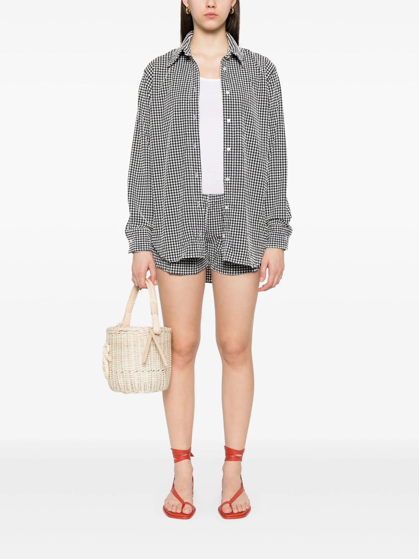 chequered shirt
