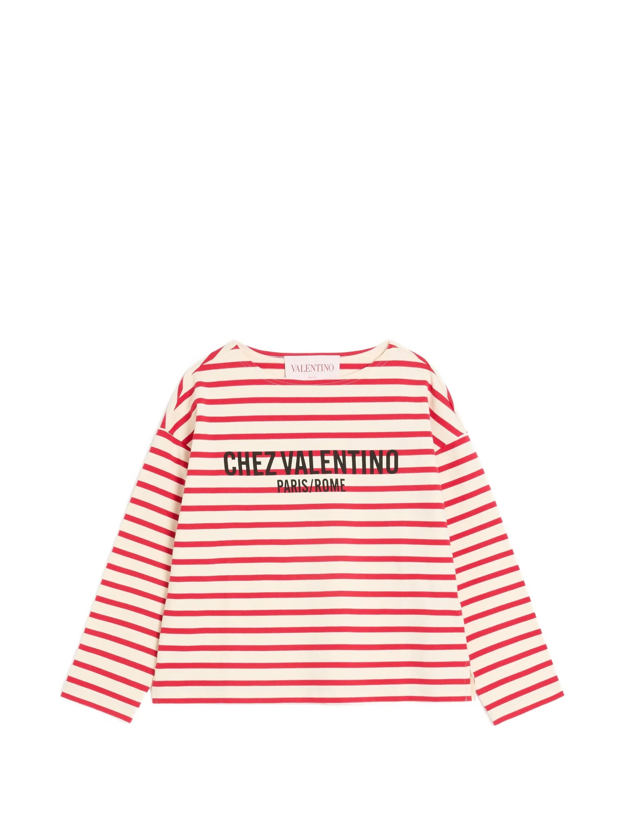 striped jersey T-shirt