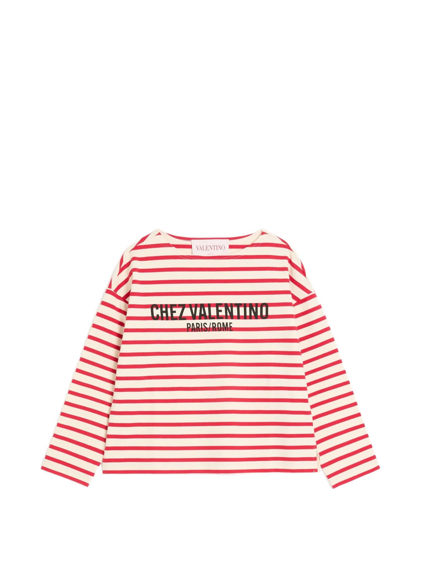striped jersey T-shirt
