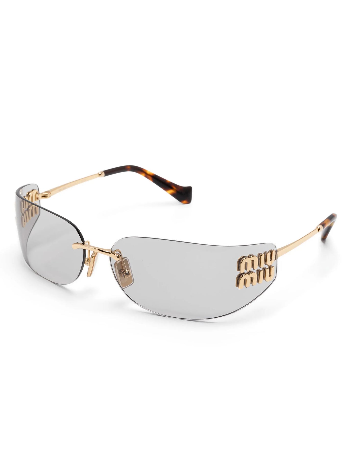 logo-plaque sunglasses