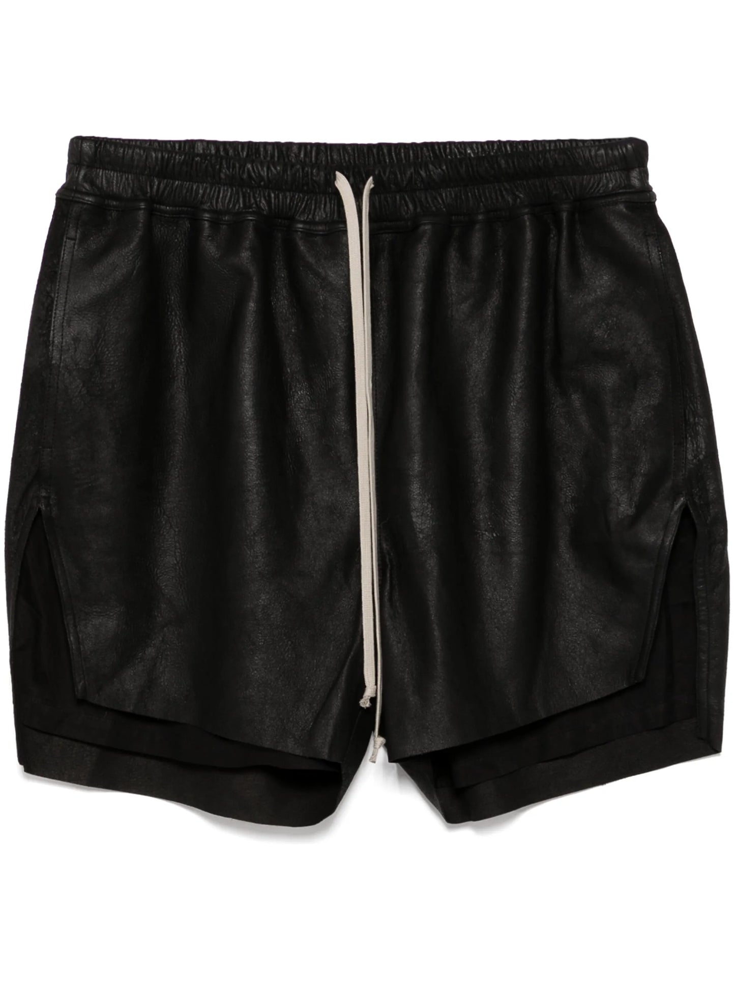 leather shorts