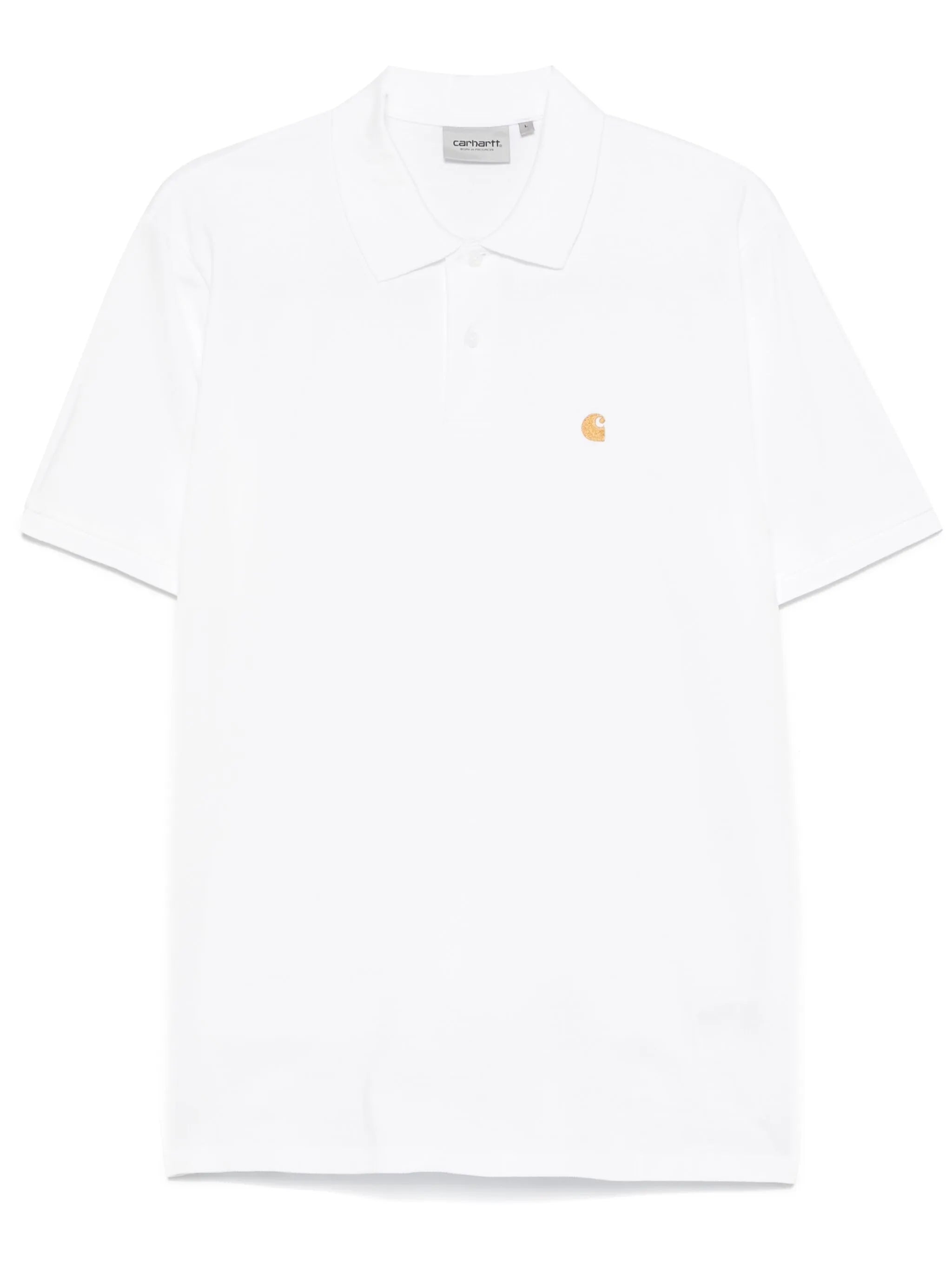 logo-embroidered polo shirt