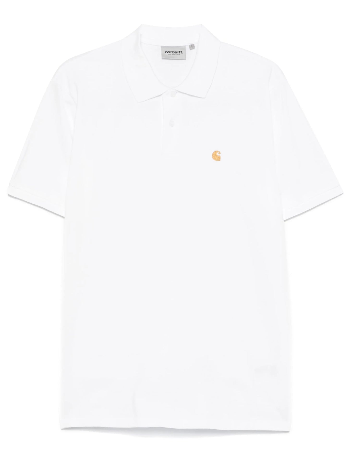 logo-embroidered polo shirt