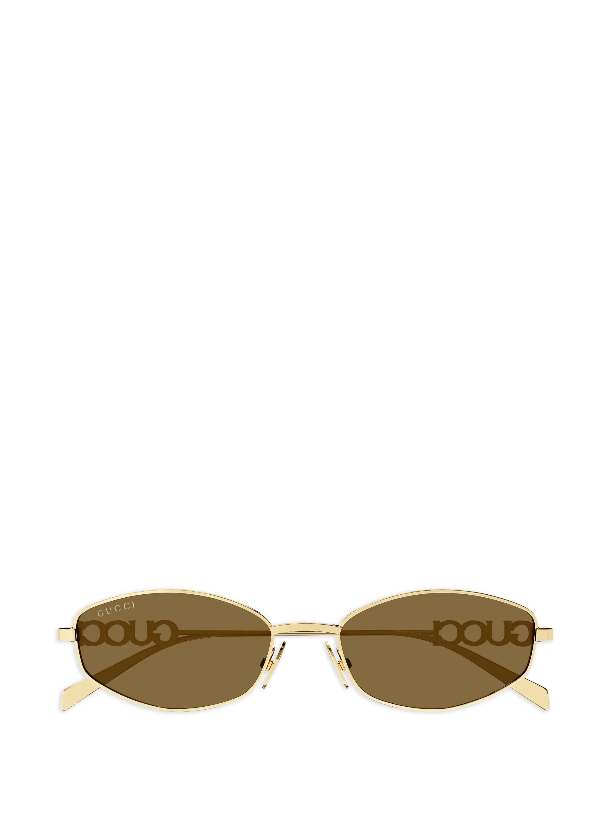 oval-frame sunglasses