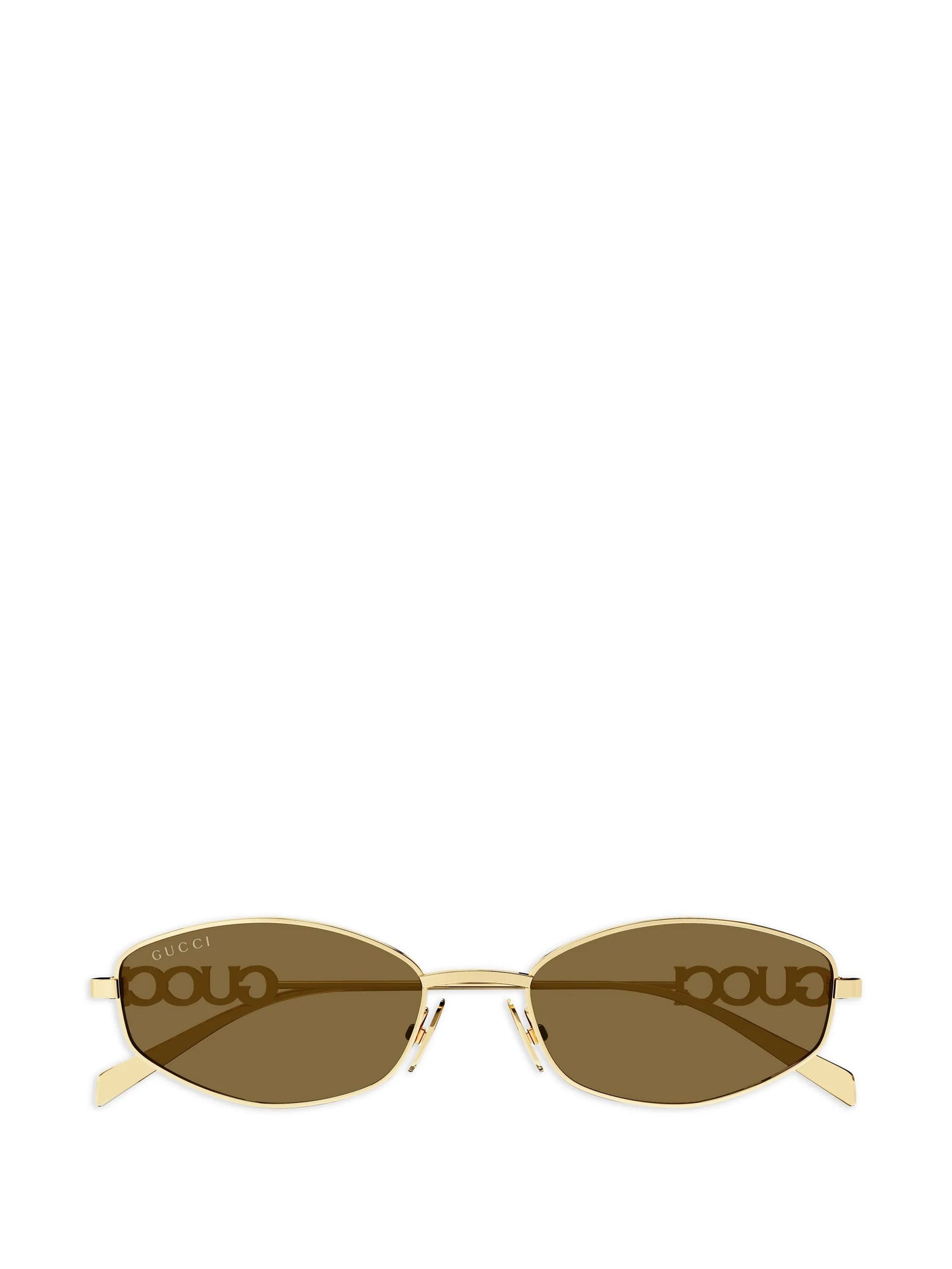 oval-frame sunglasses