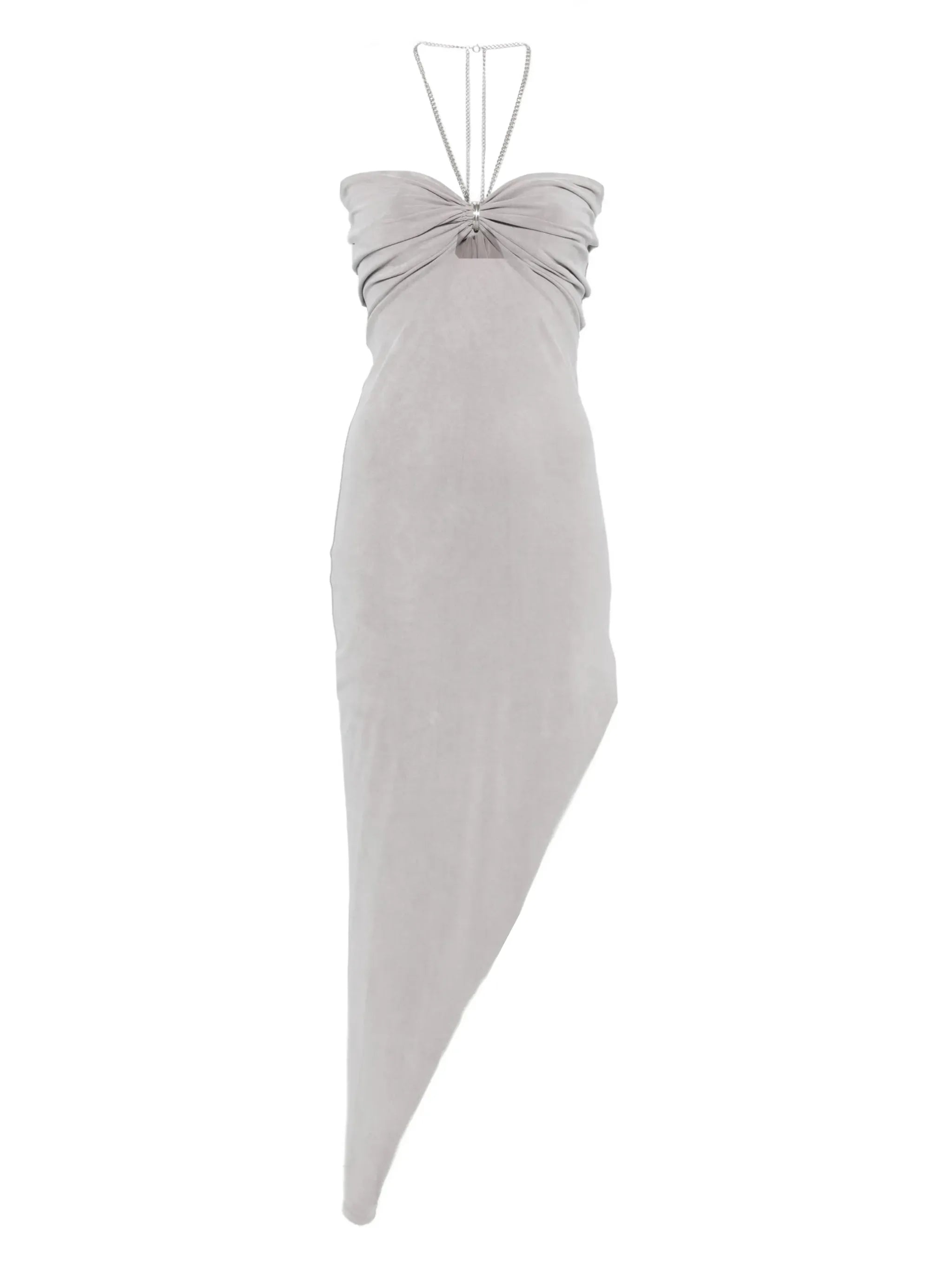 asymmetric midi dress