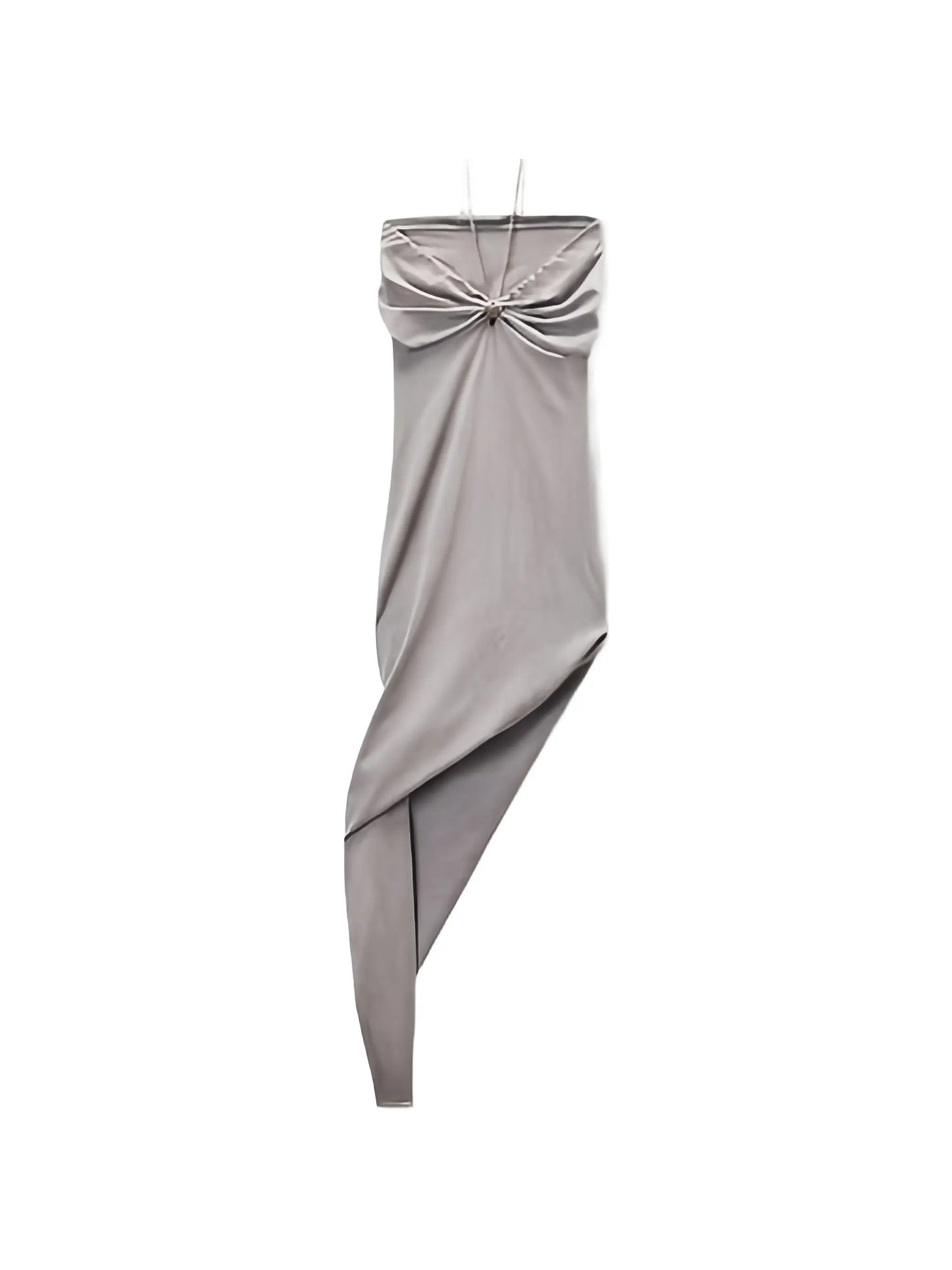 asymmetric midi dress