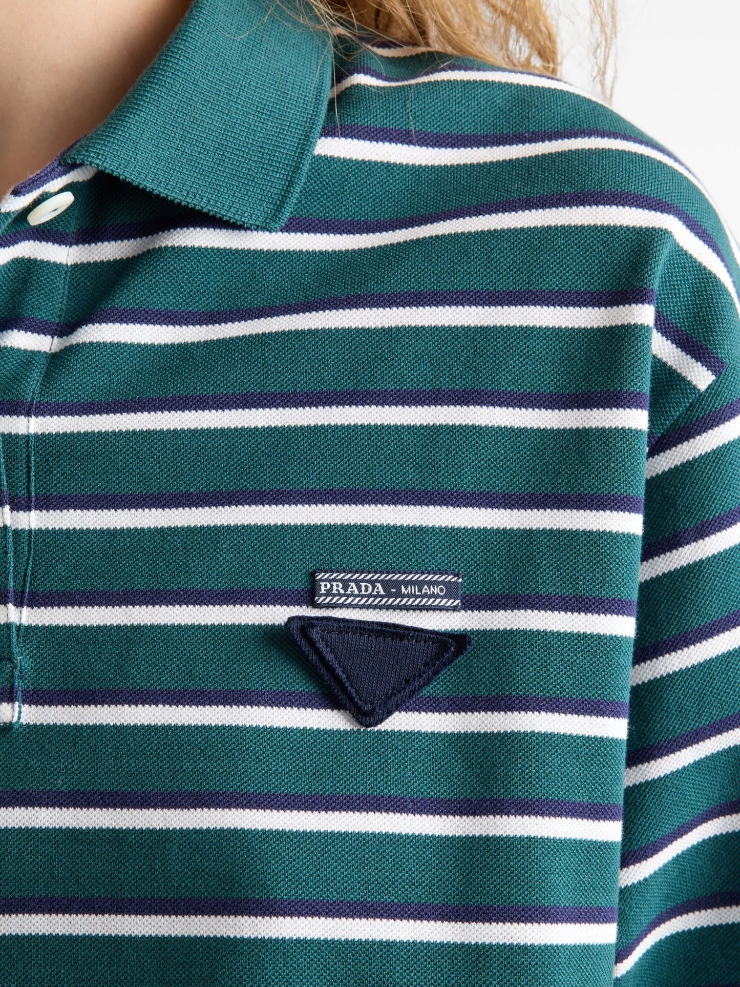 striped polo top