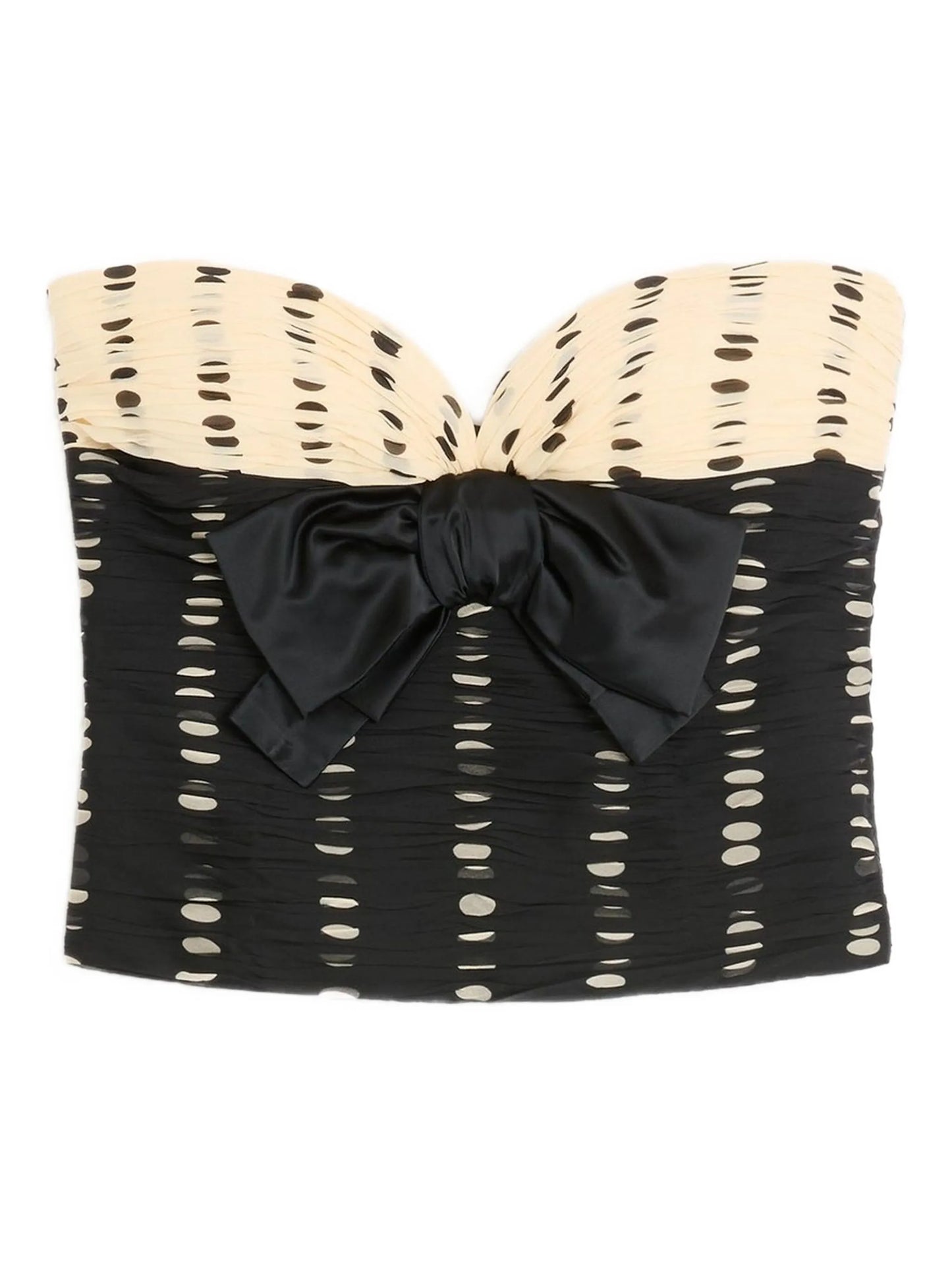 Plusdepois-print chiffon top