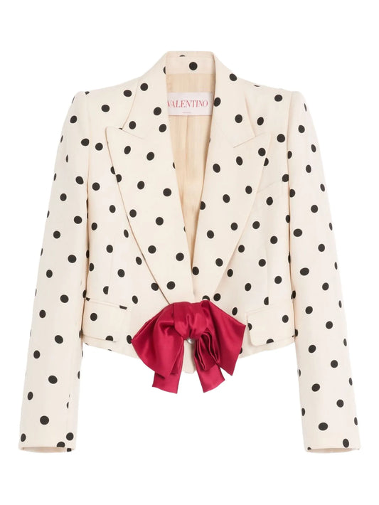 Plusdepois-print blazer