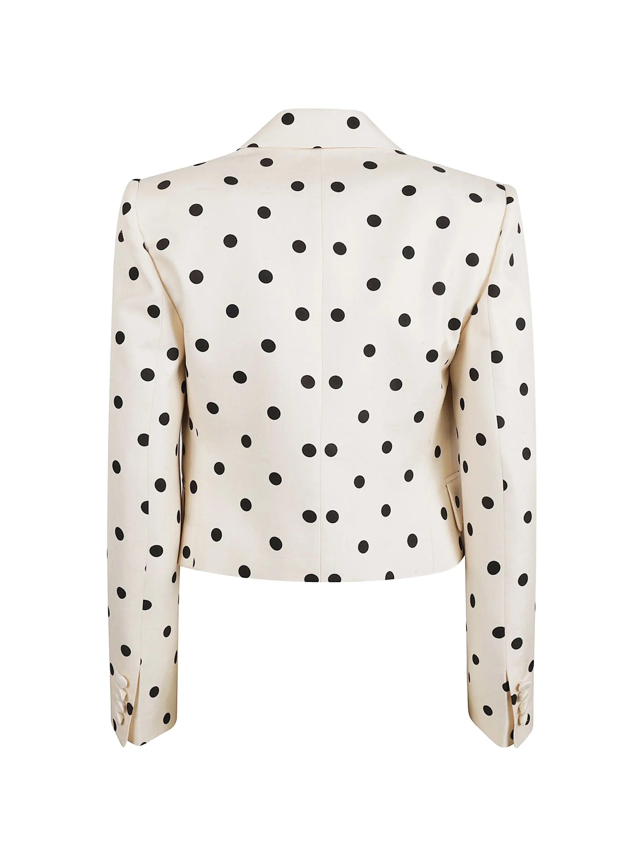 Shantung pludepois-print blazer