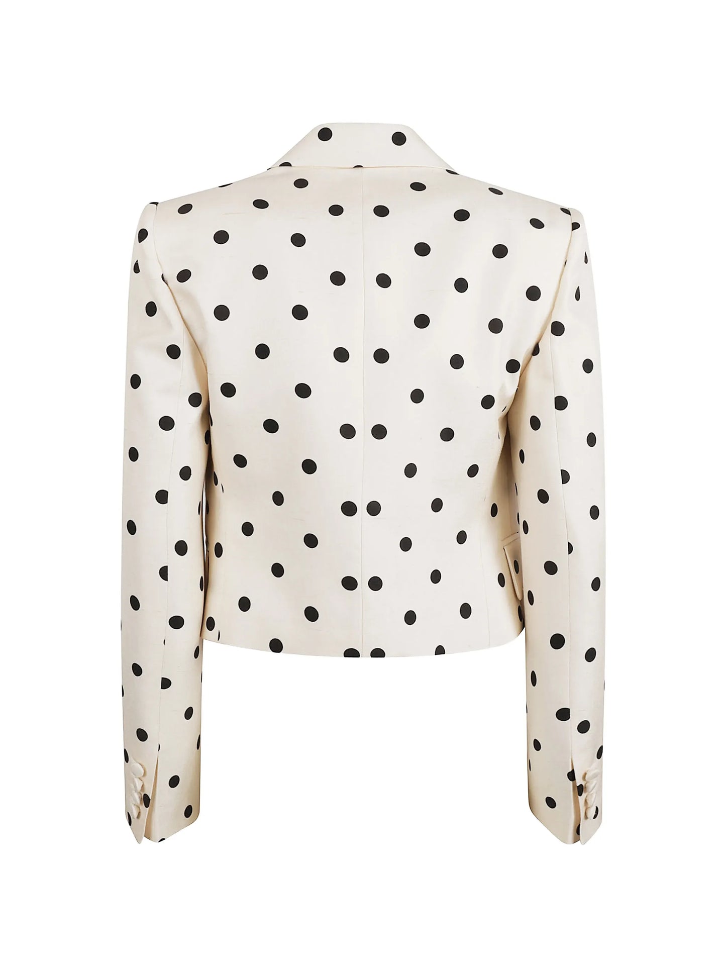 Shantung pludepois-print blazer