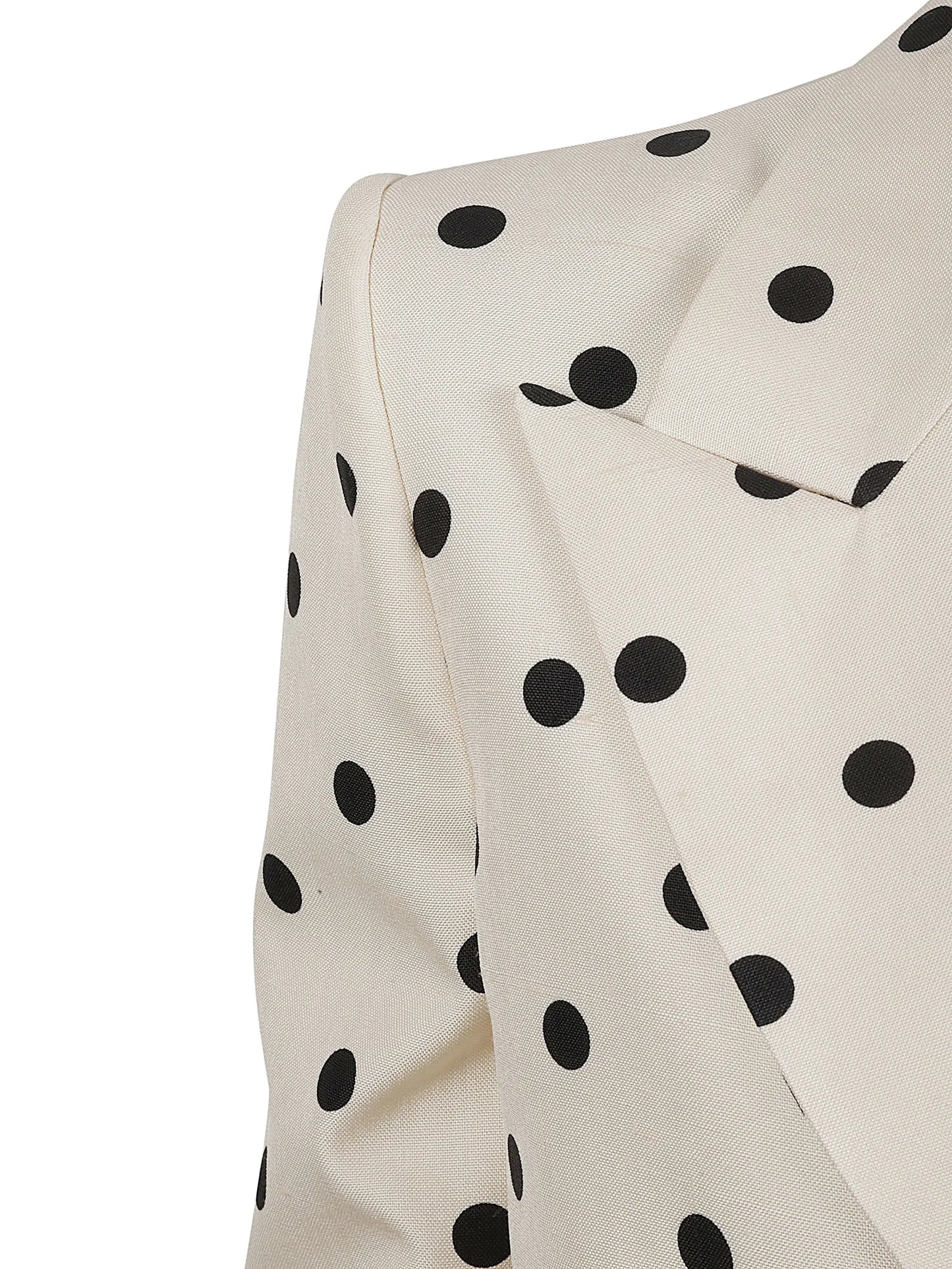 Shantung pludepois-print blazer