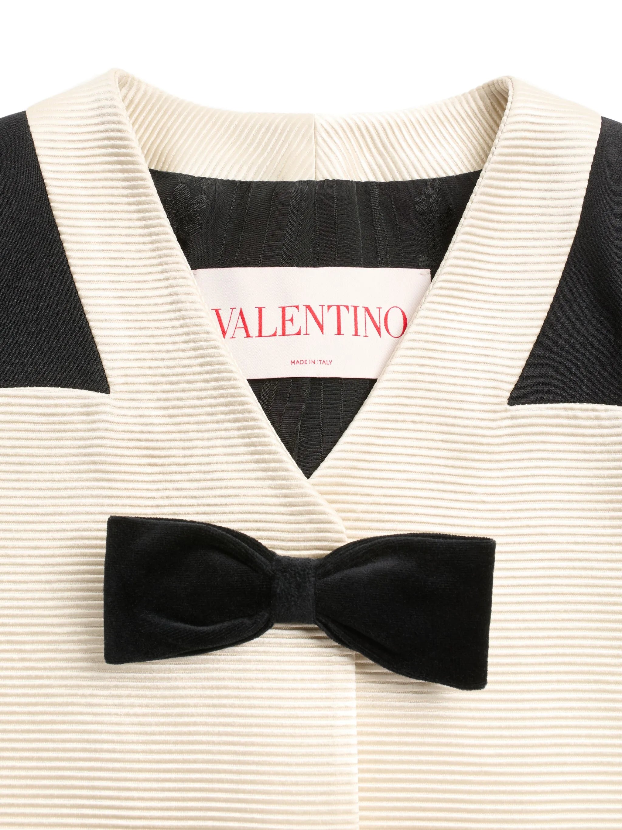 bow-detail jacket