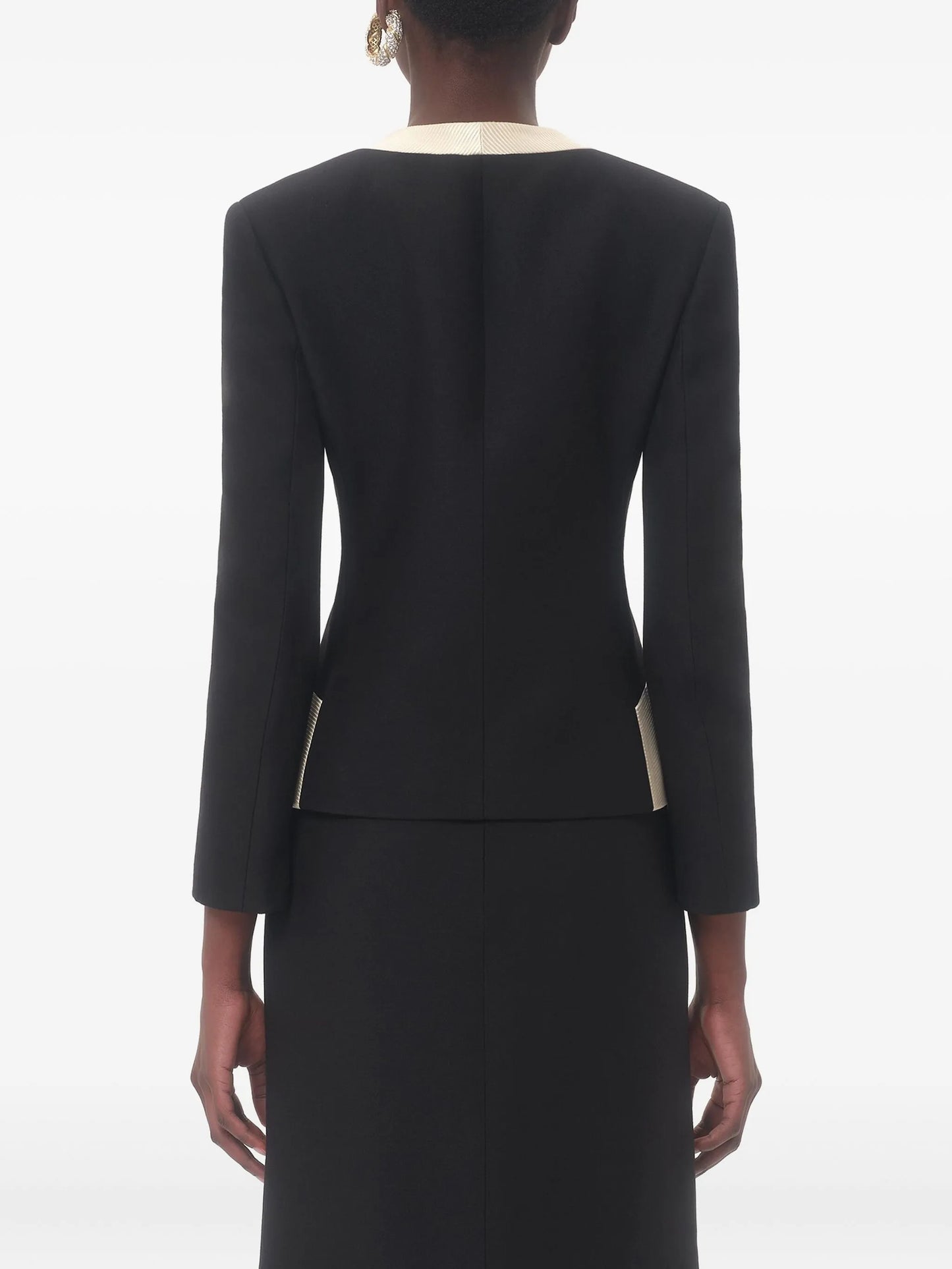 bow-detail jacket