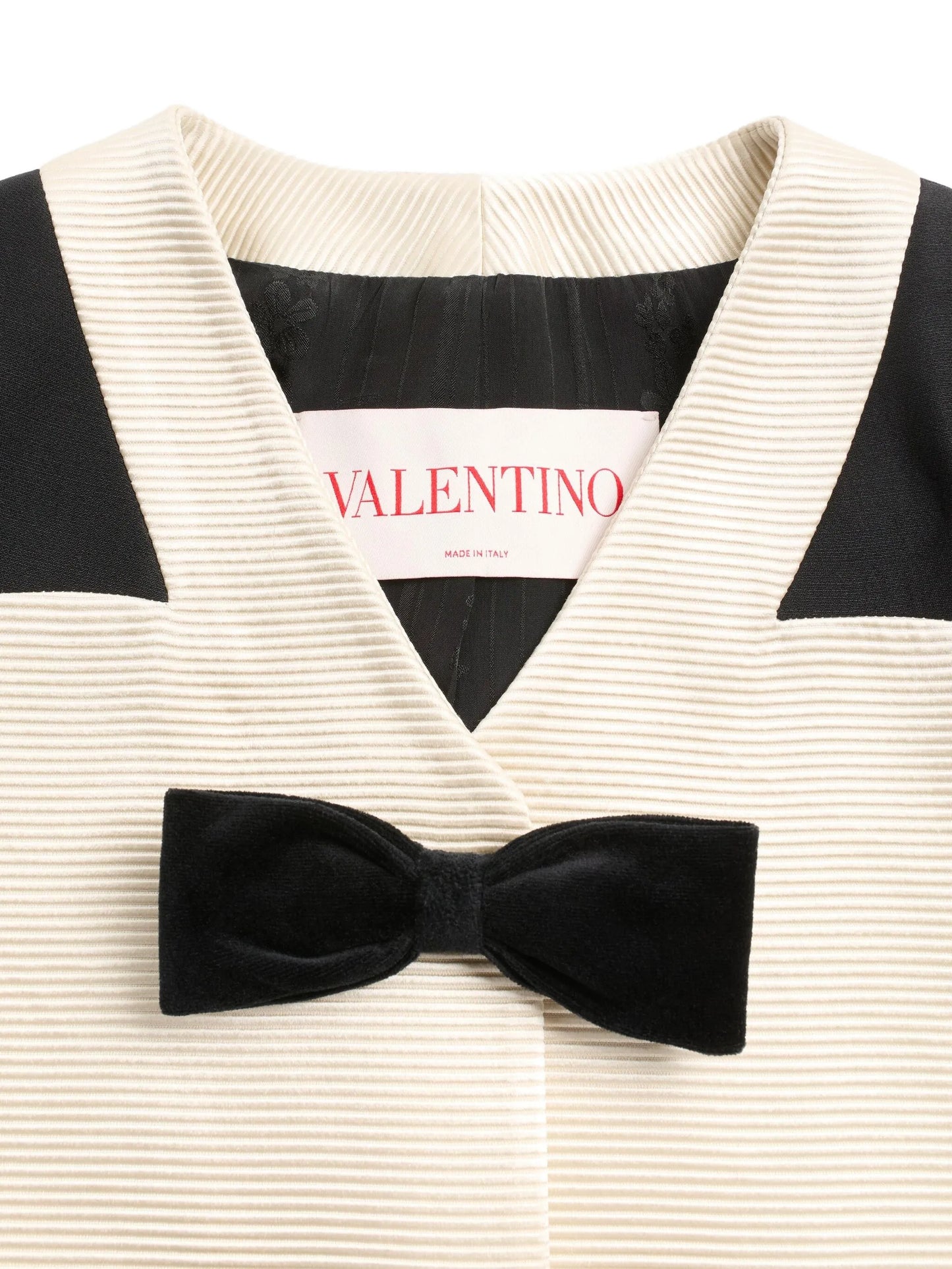 bow-detail jacket