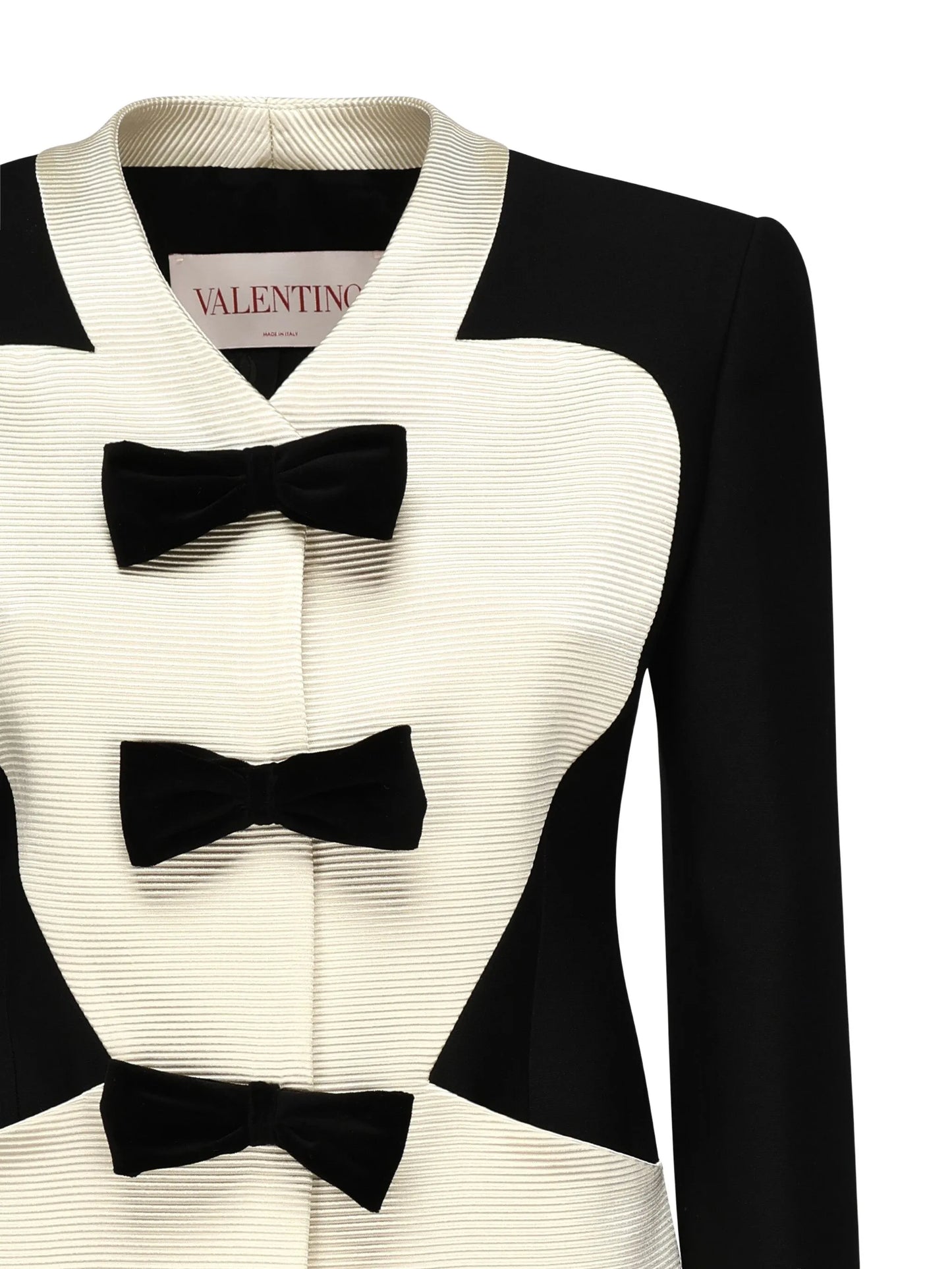 bow-detail jacket