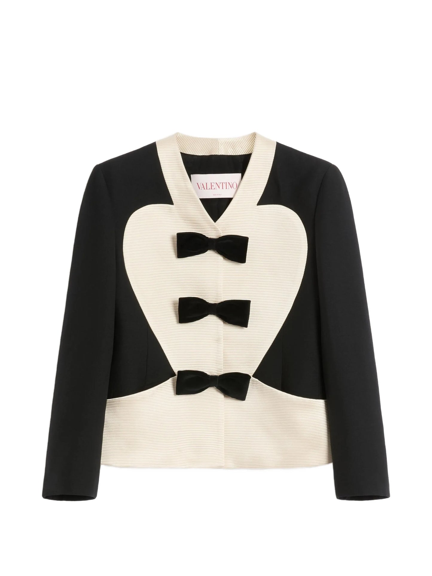 bow-detail jacket