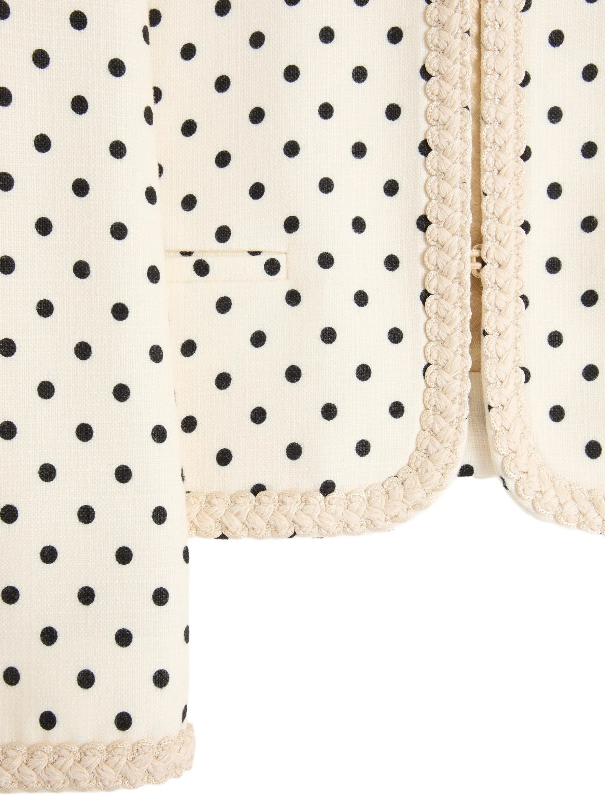 Supergran Plusdepois-print blazer