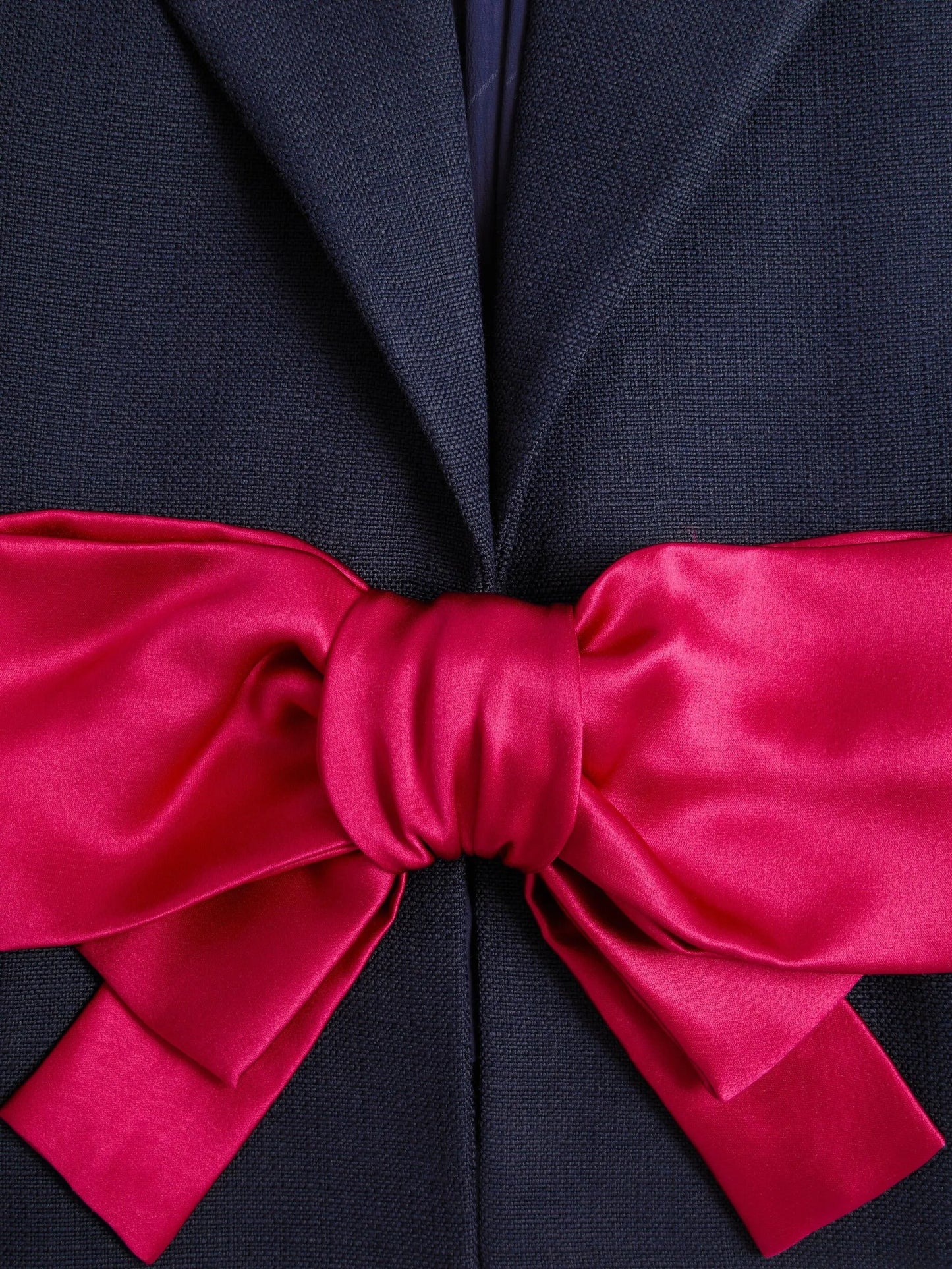 bow-detail single-breasted blazer