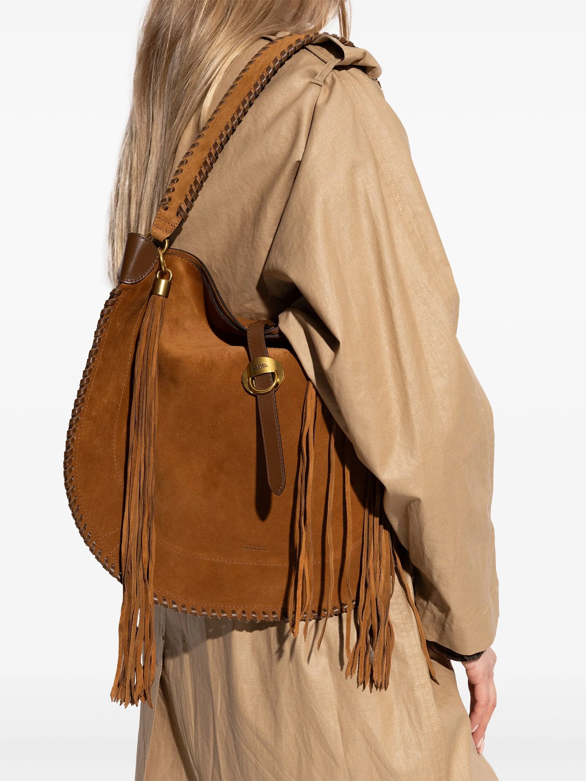 Oskan Hobo suede shoulder bag