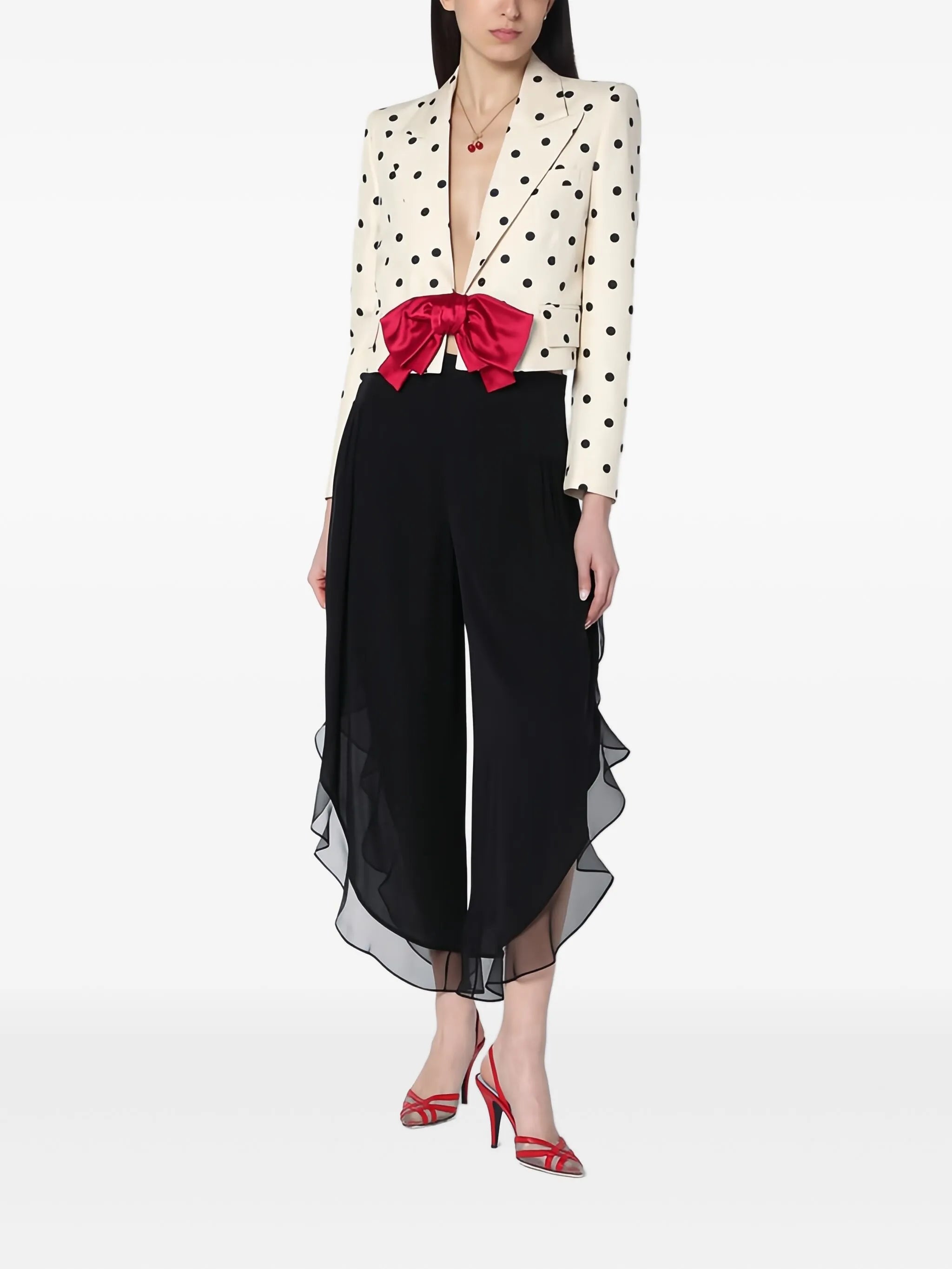 georgette balloon trousers