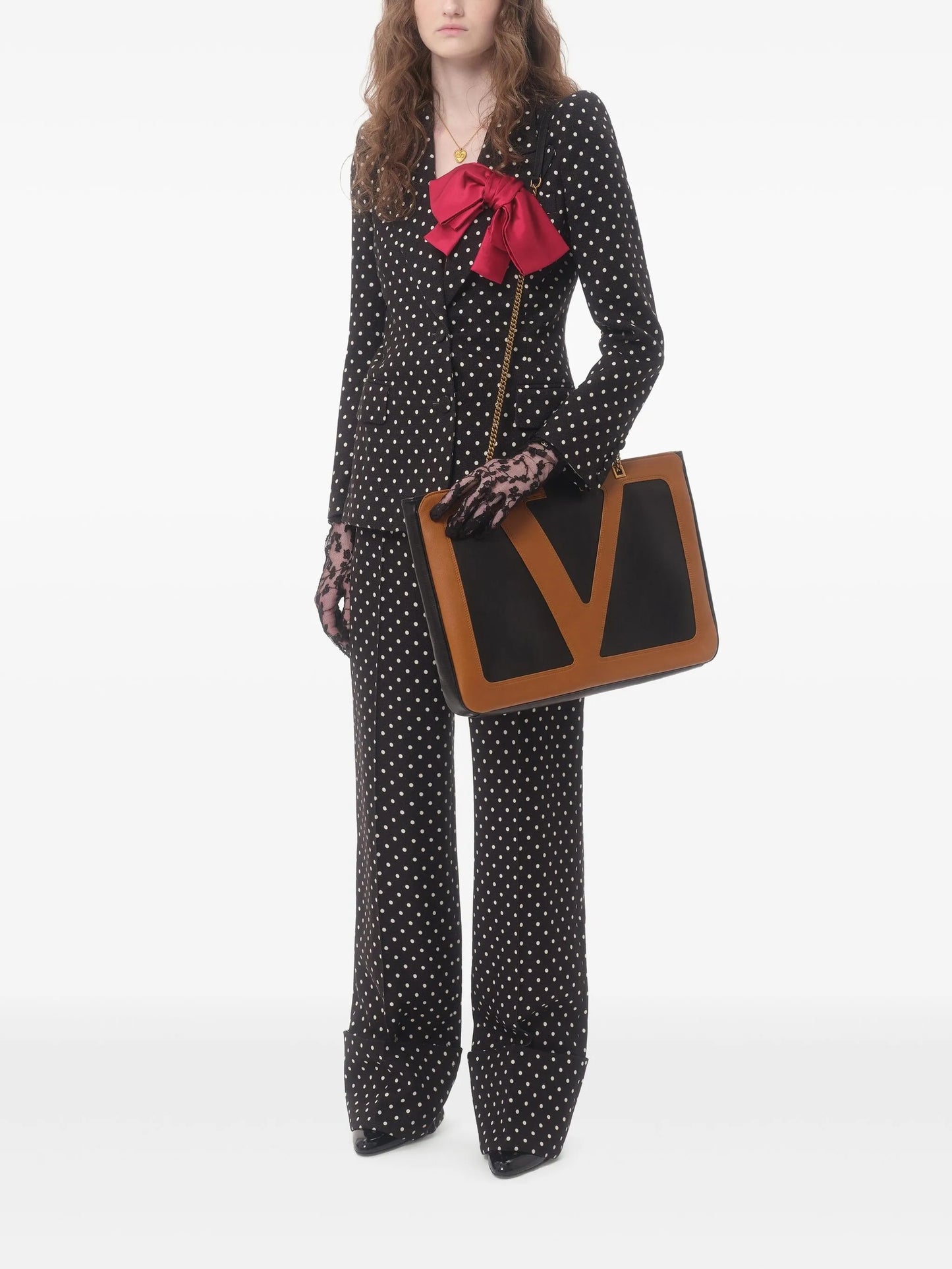 Supergran Plusdepois-print trousers