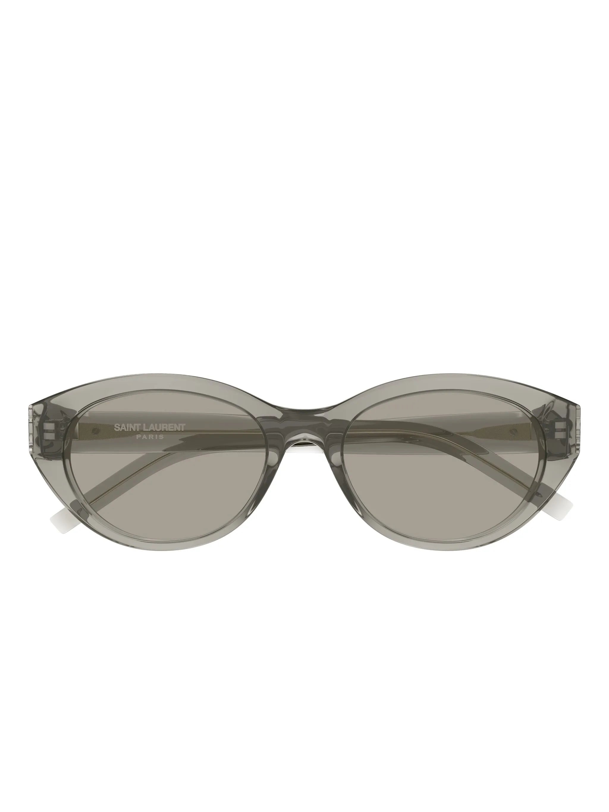 oval-frame sunglasses