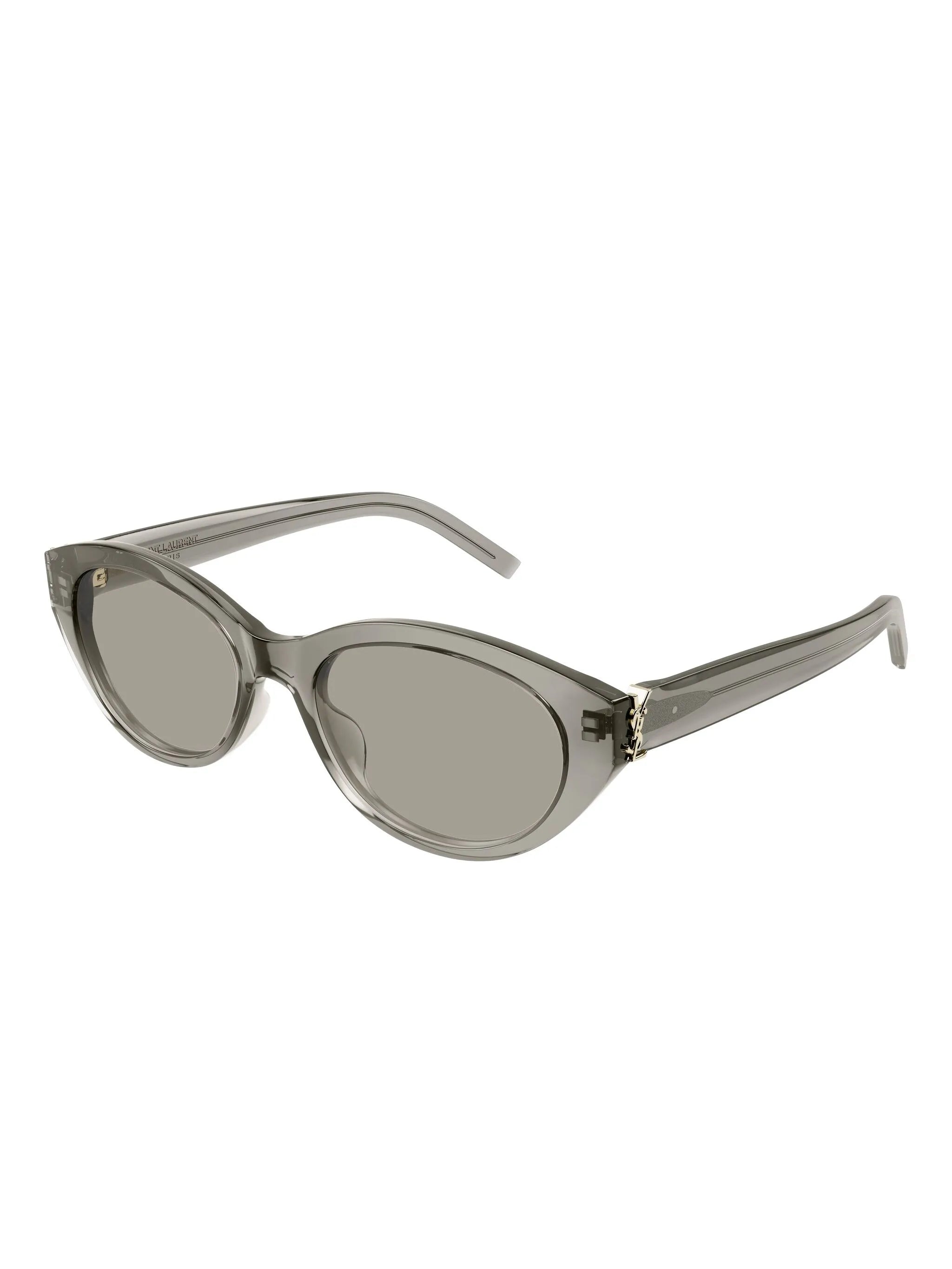 oval-frame sunglasses