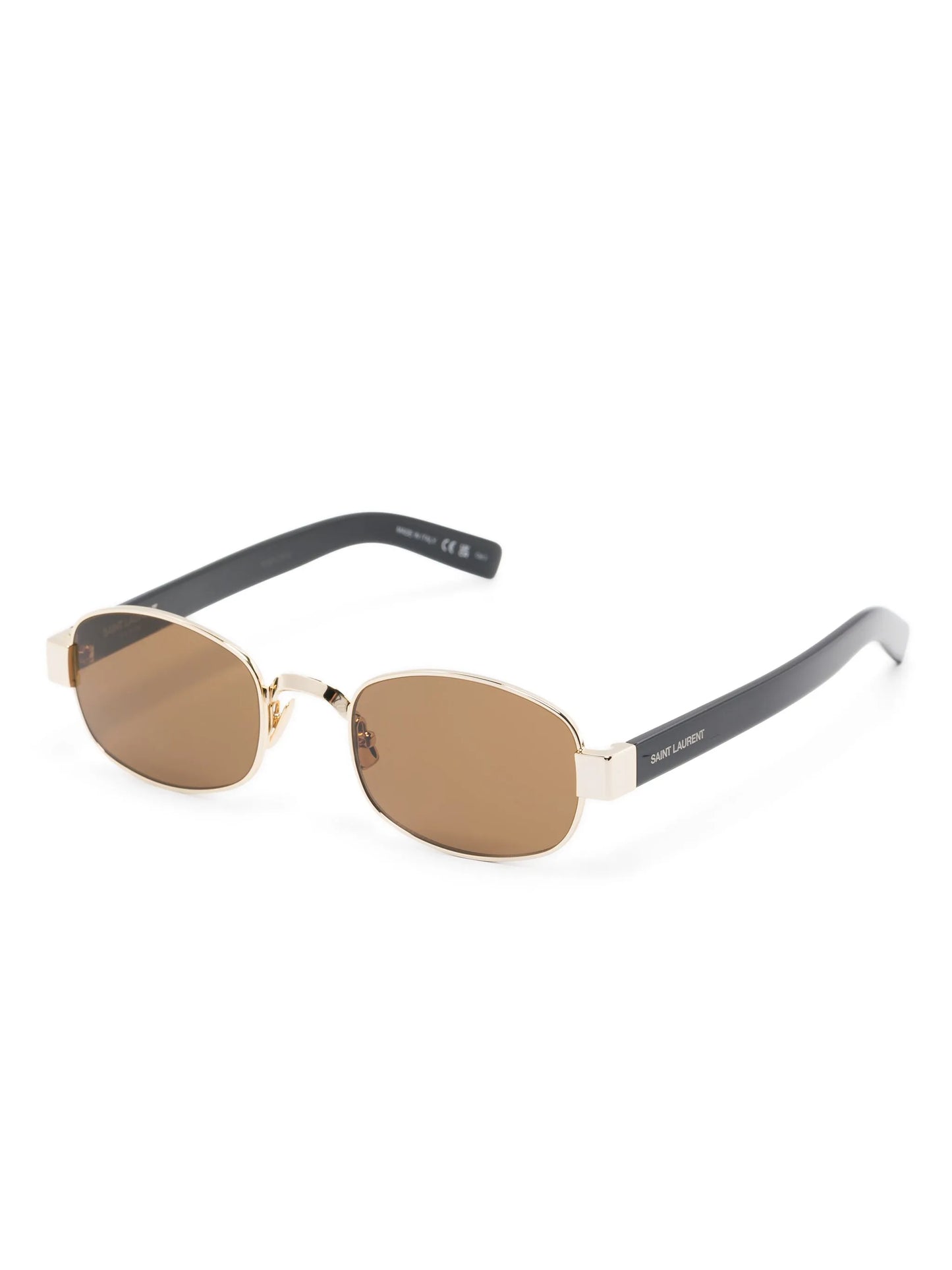oval-frame sunglasses