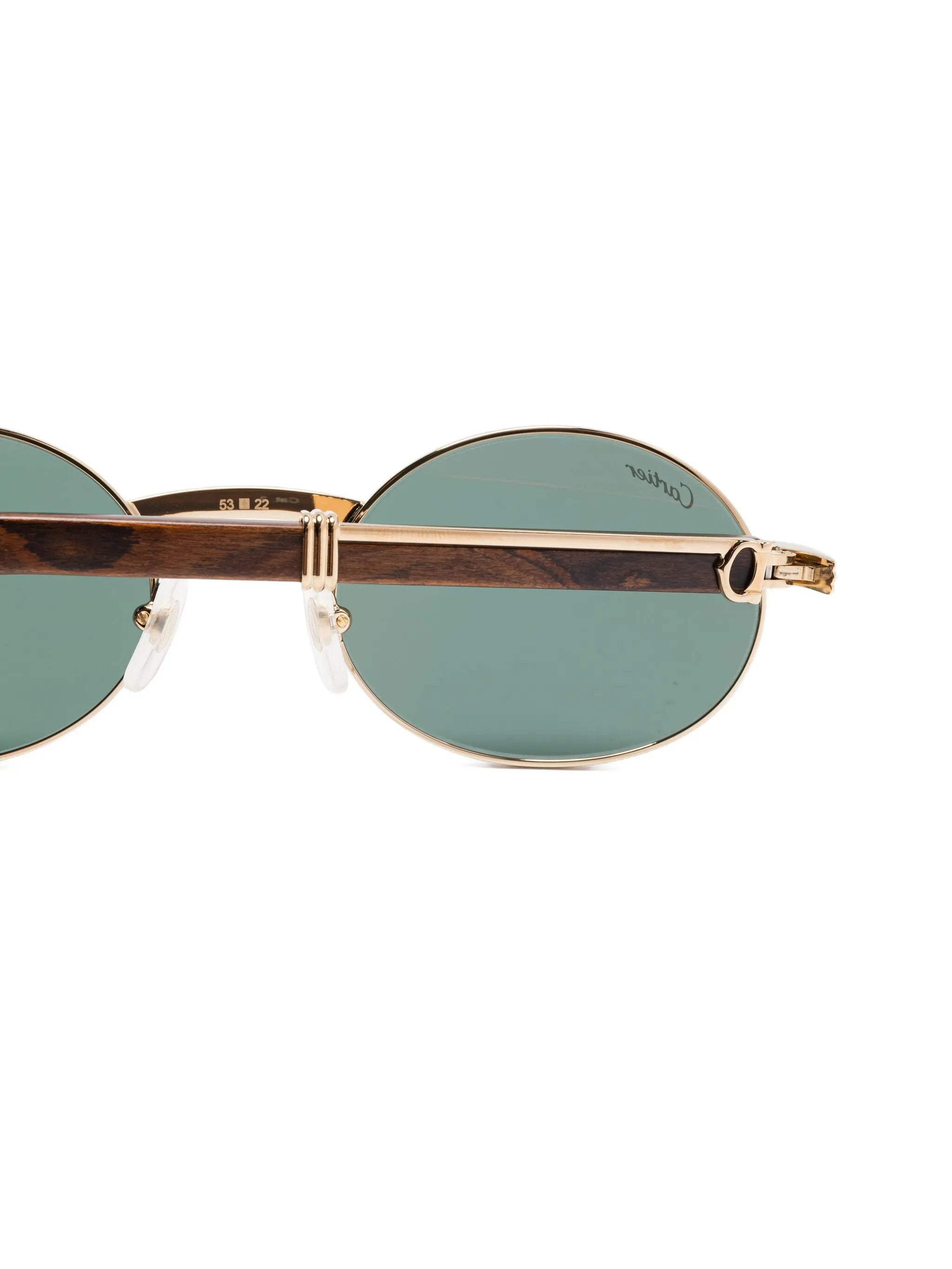 wood-detail sunglasses