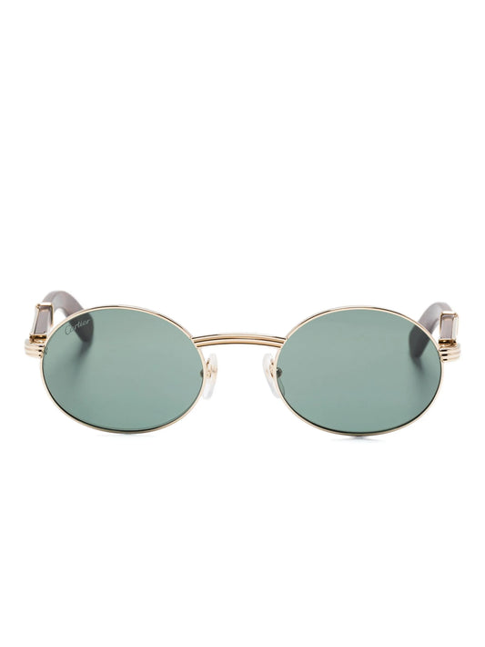 wood-detail sunglasses