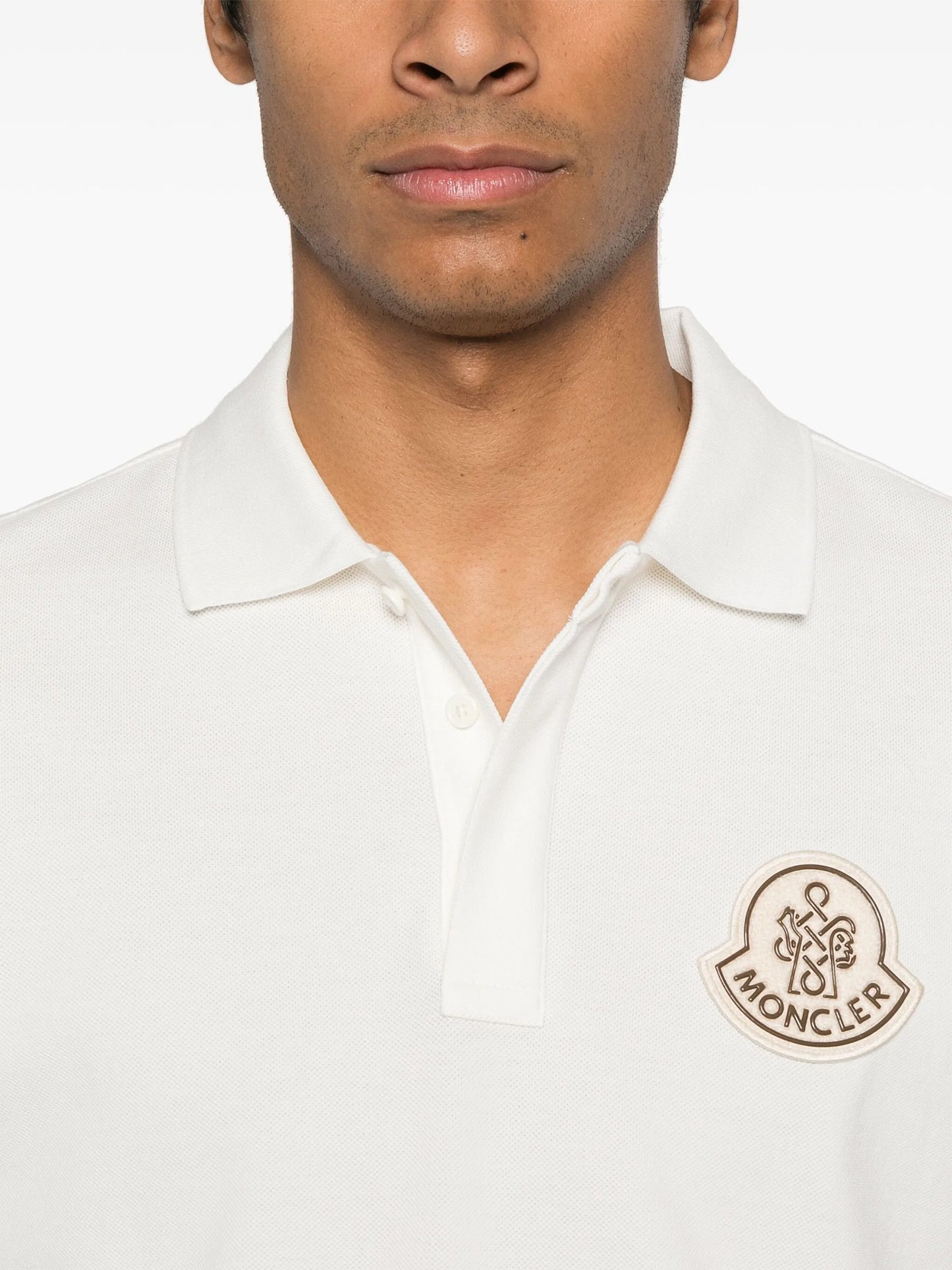 Year Of The Snake-patch cotton polo shirt