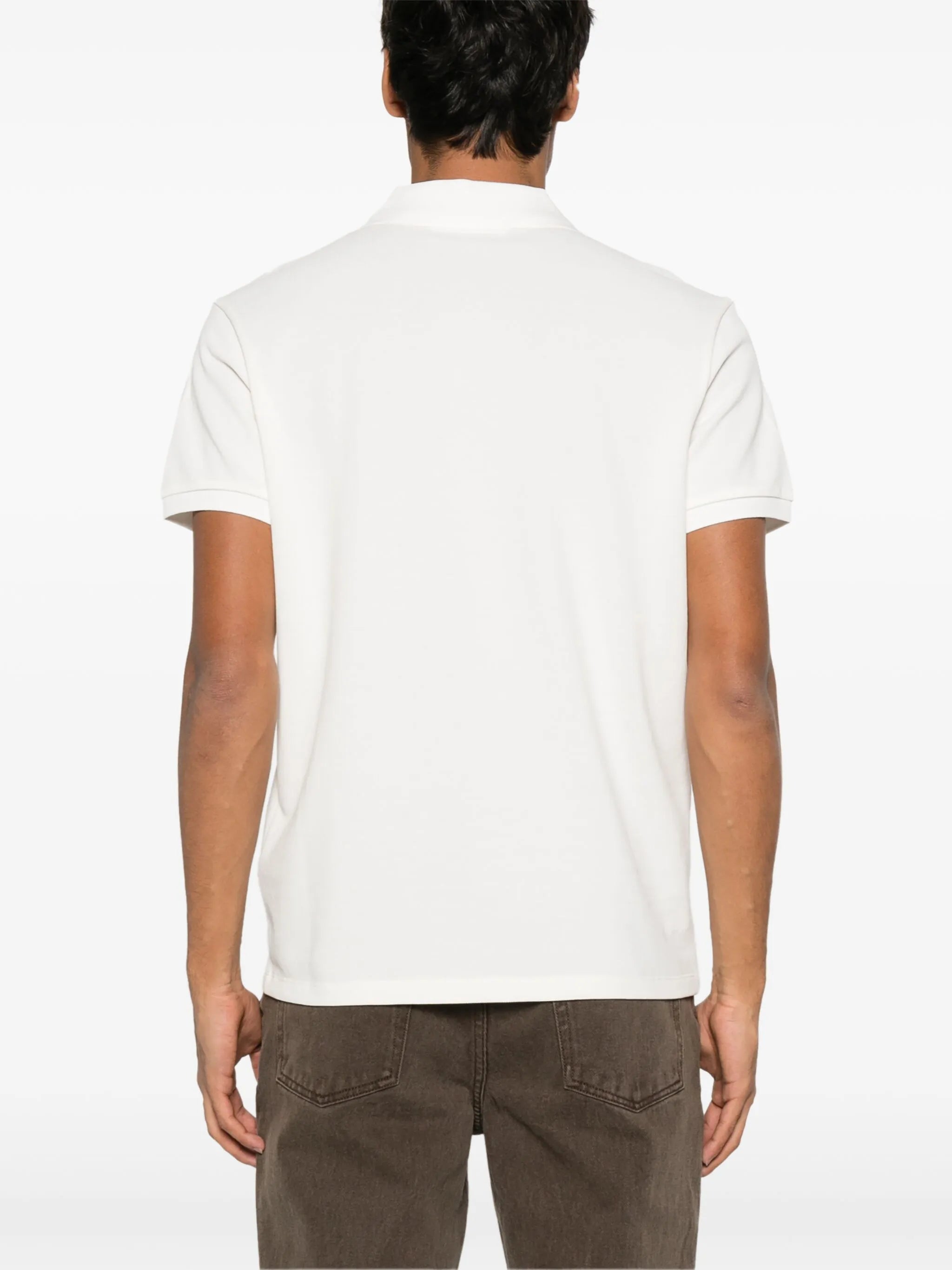 Year Of The Snake-patch cotton polo shirt