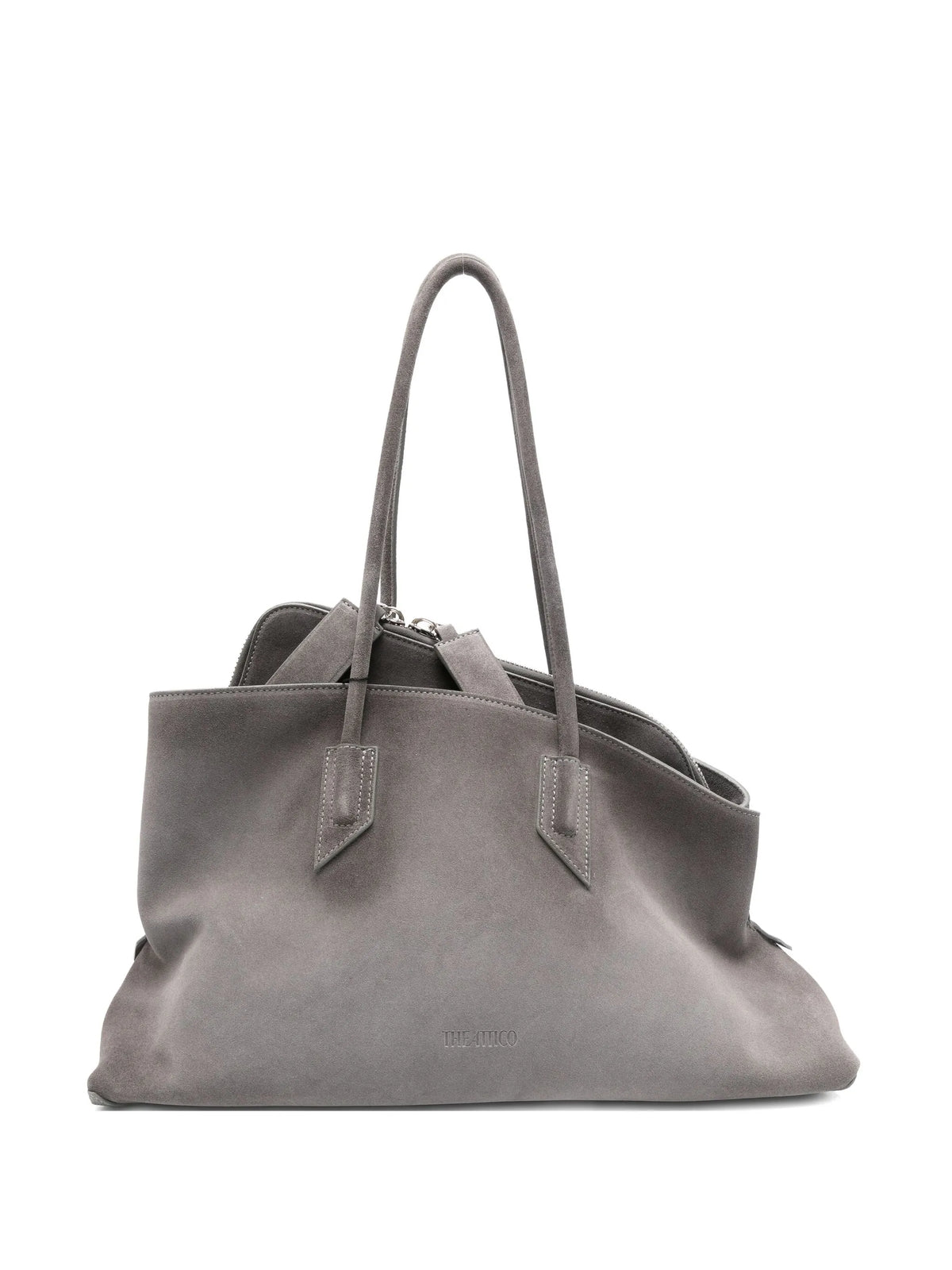 ''La Passeggiata Medium'' dark grey top handle bag