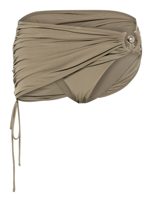 ruched bikini bottom