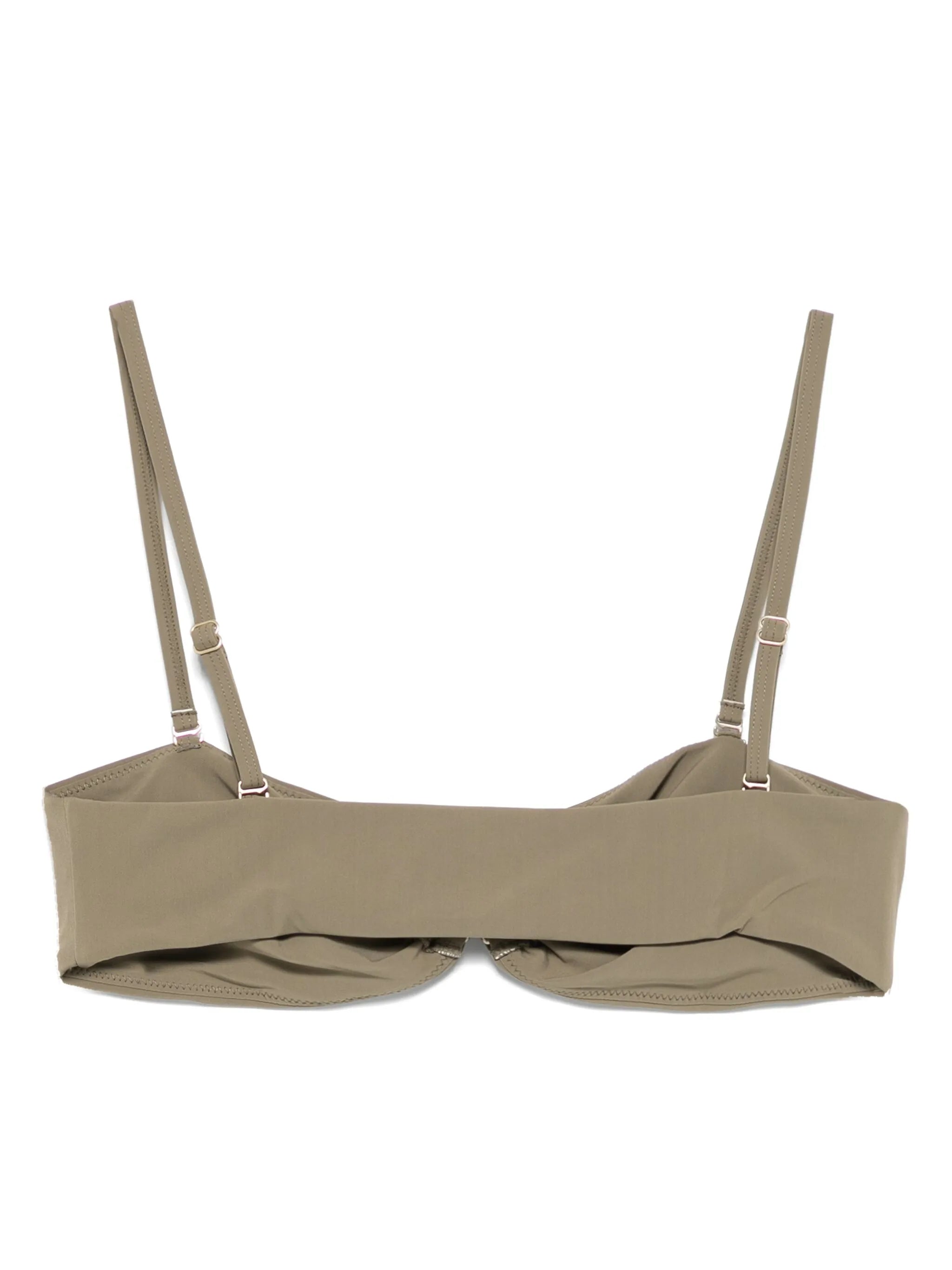 ruched bikini top